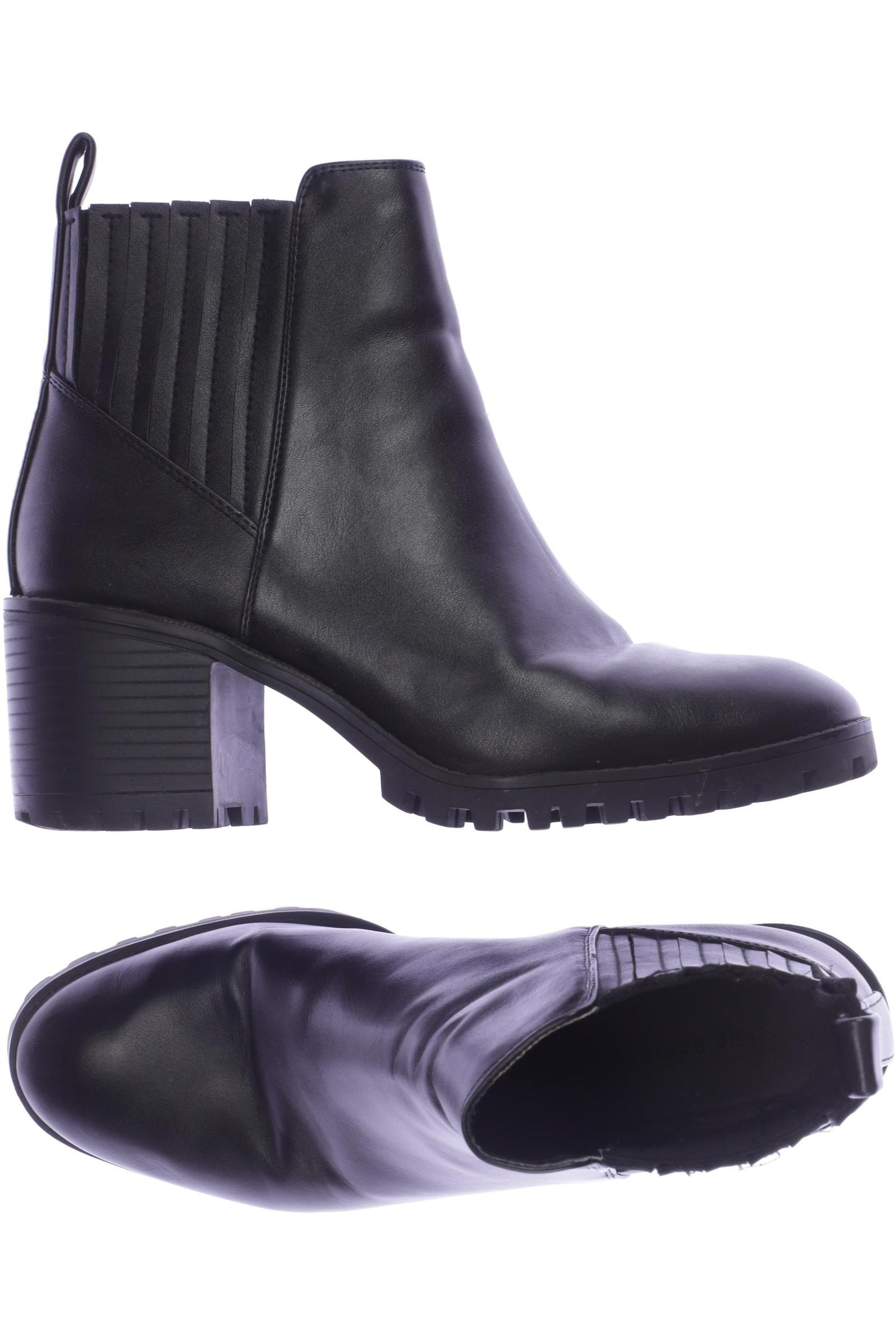 

ZARA Damen Stiefelette, schwarz