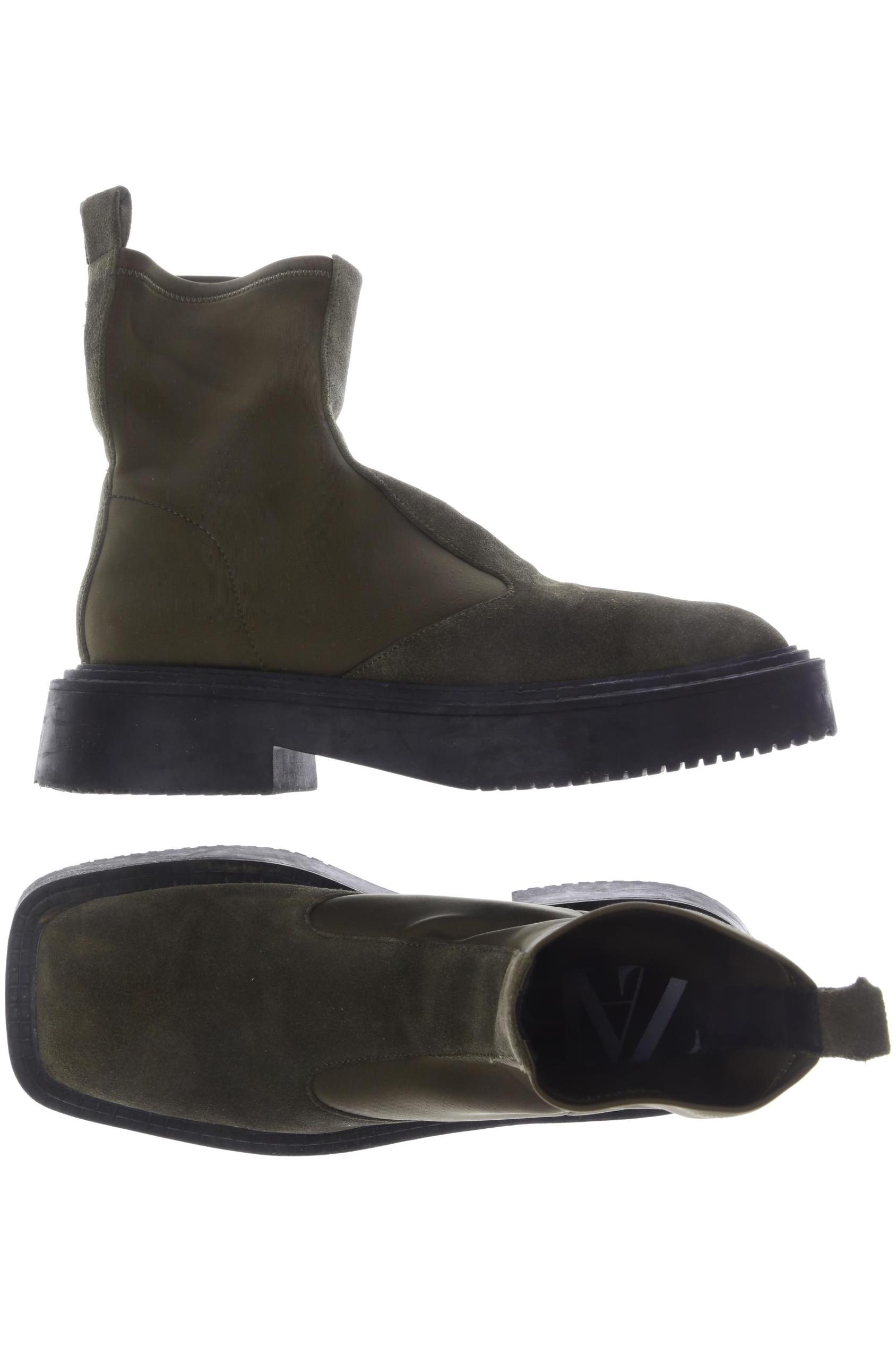 

Zara Damen Stiefelette, grün, Gr. 41