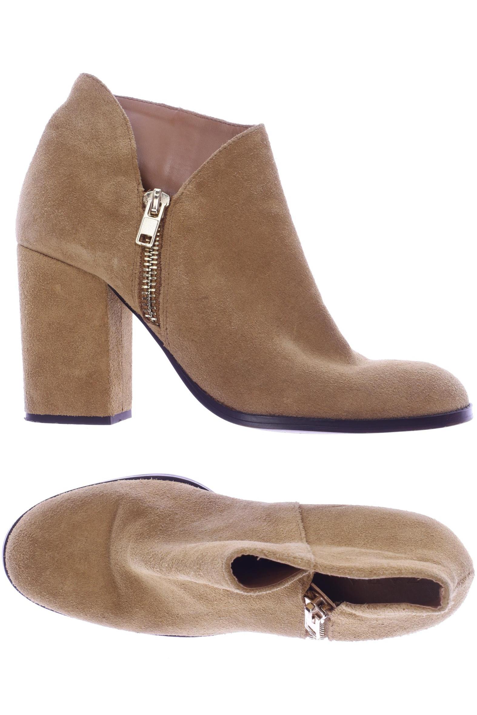 

ZARA Damen Stiefelette, beige