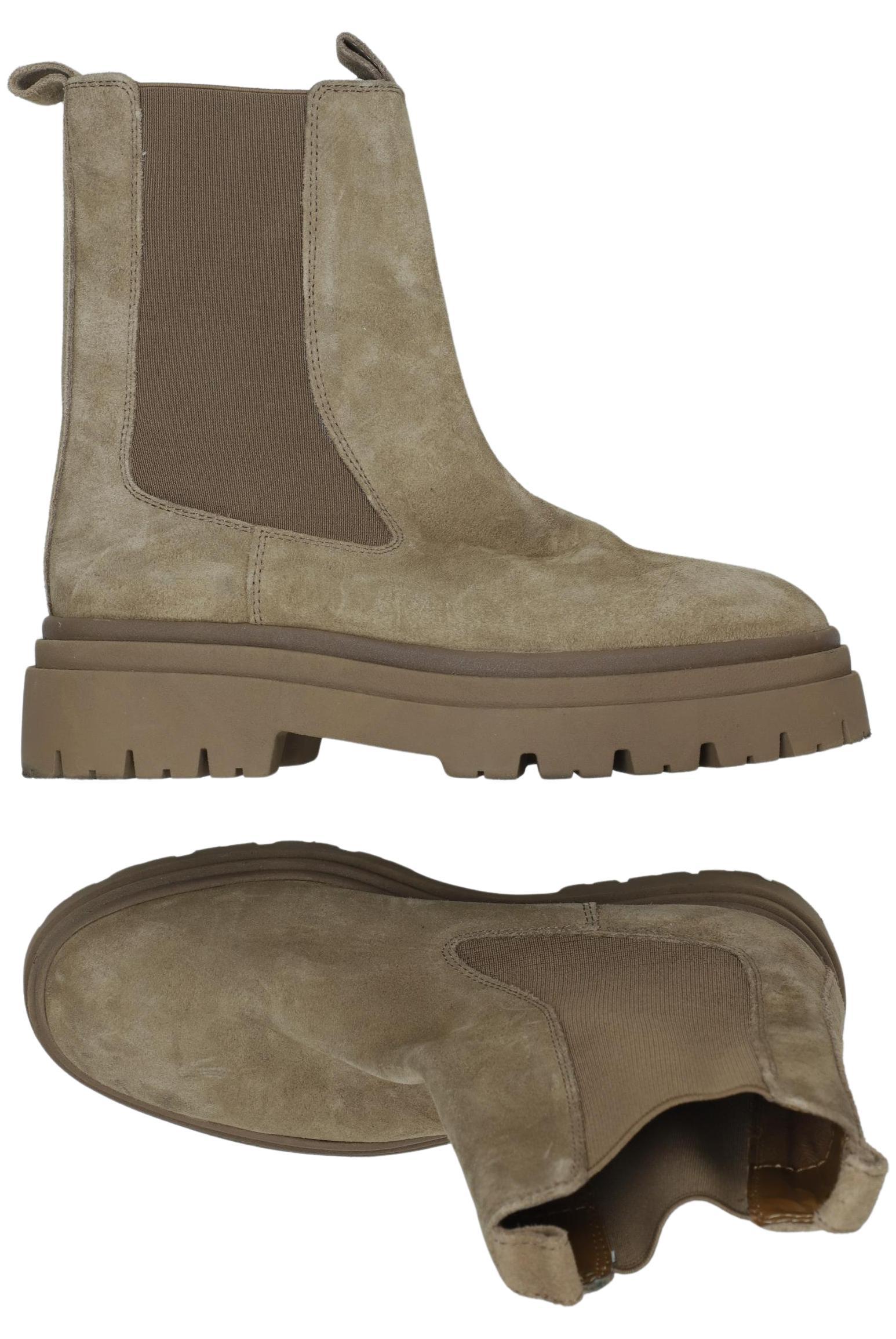 

Zara Damen Stiefelette, beige, Gr. 37