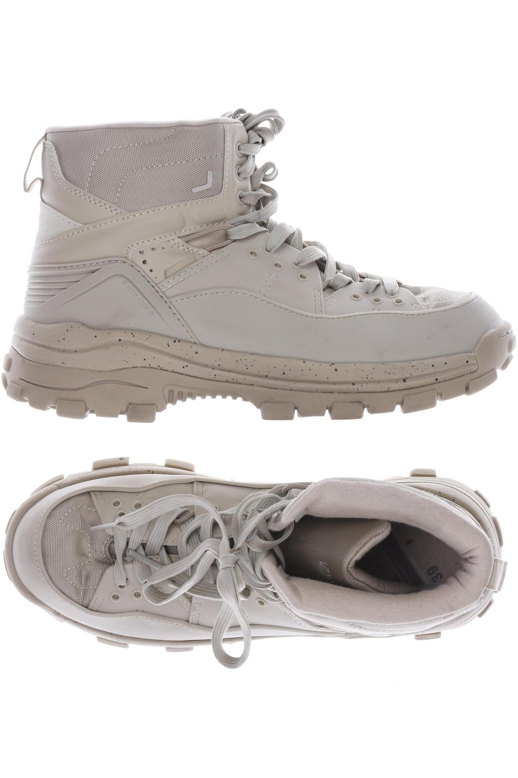 

ZARA Damen Stiefelette, beige