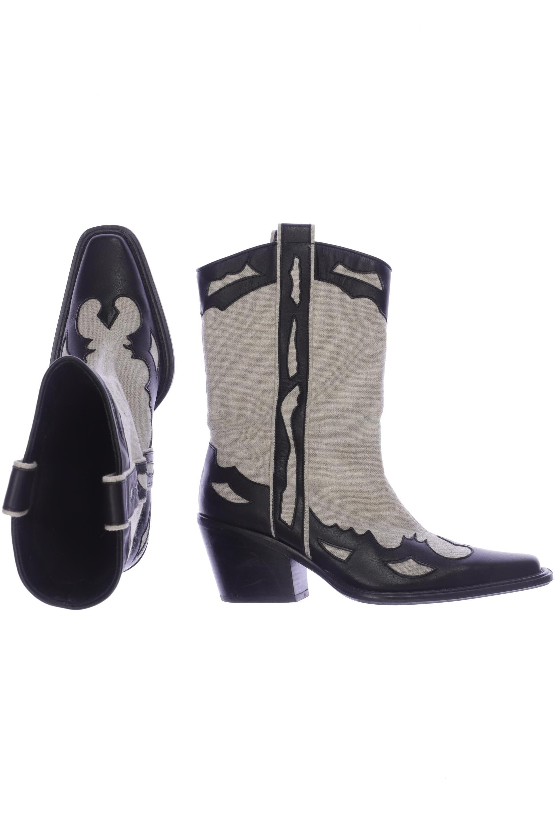 

ZARA Damen Stiefelette, beige