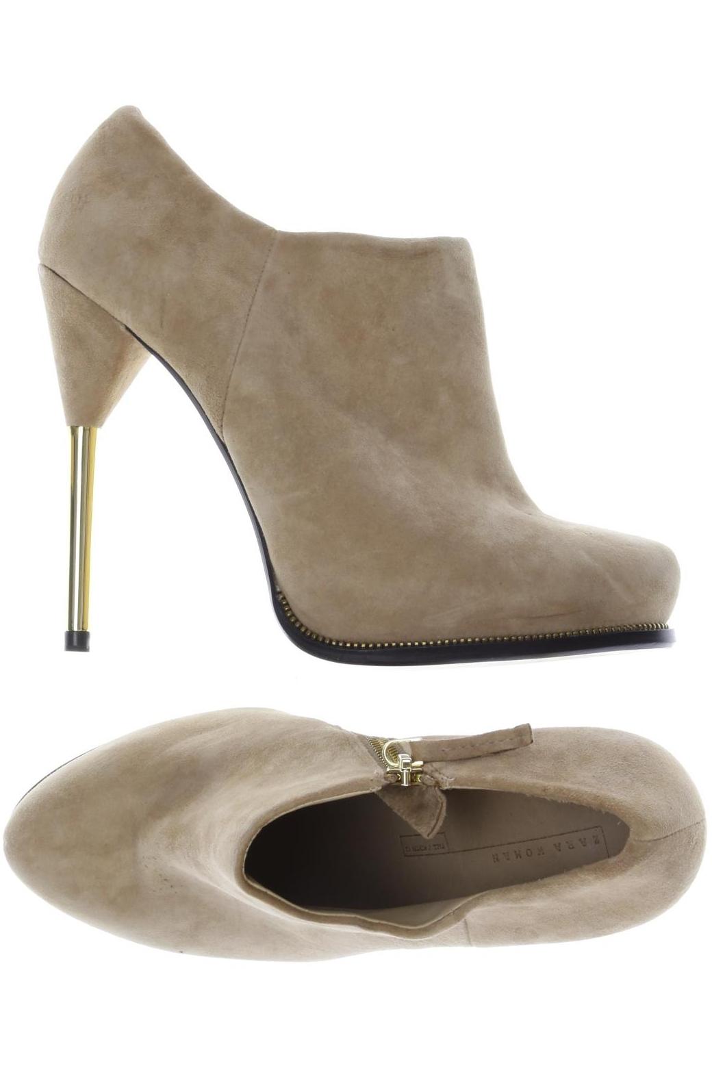 

Zara Damen Stiefelette, beige, Gr. 40