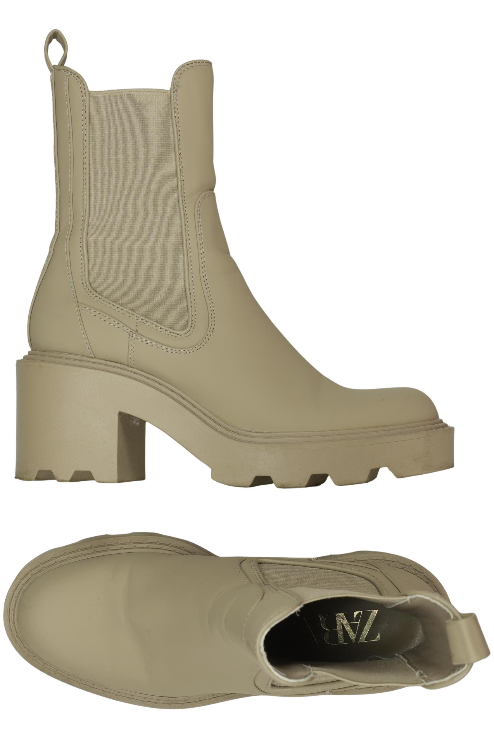 

Zara Damen Stiefelette, beige, Gr. 38