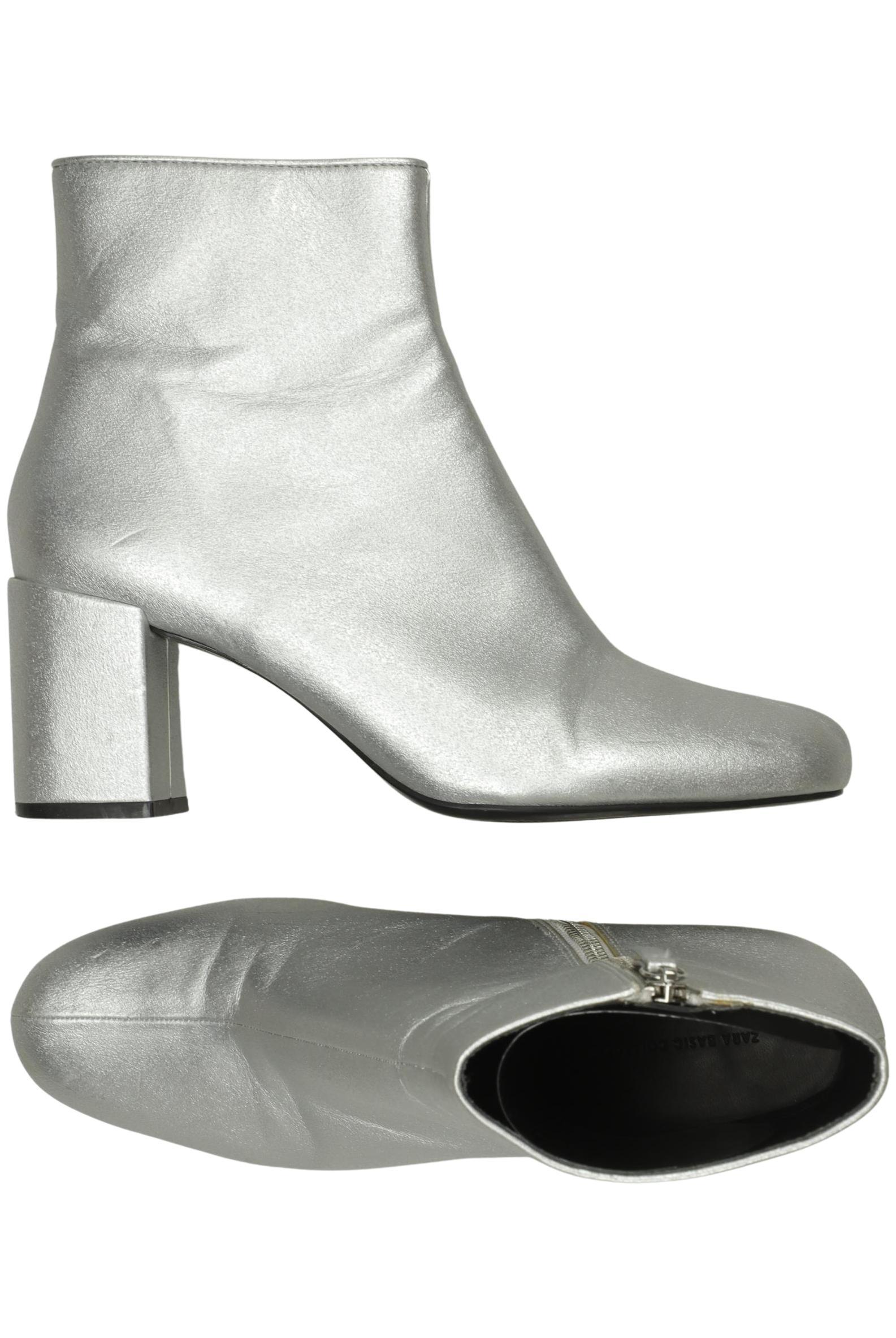 

Zara Damen Stiefelette, silber, Gr. 41