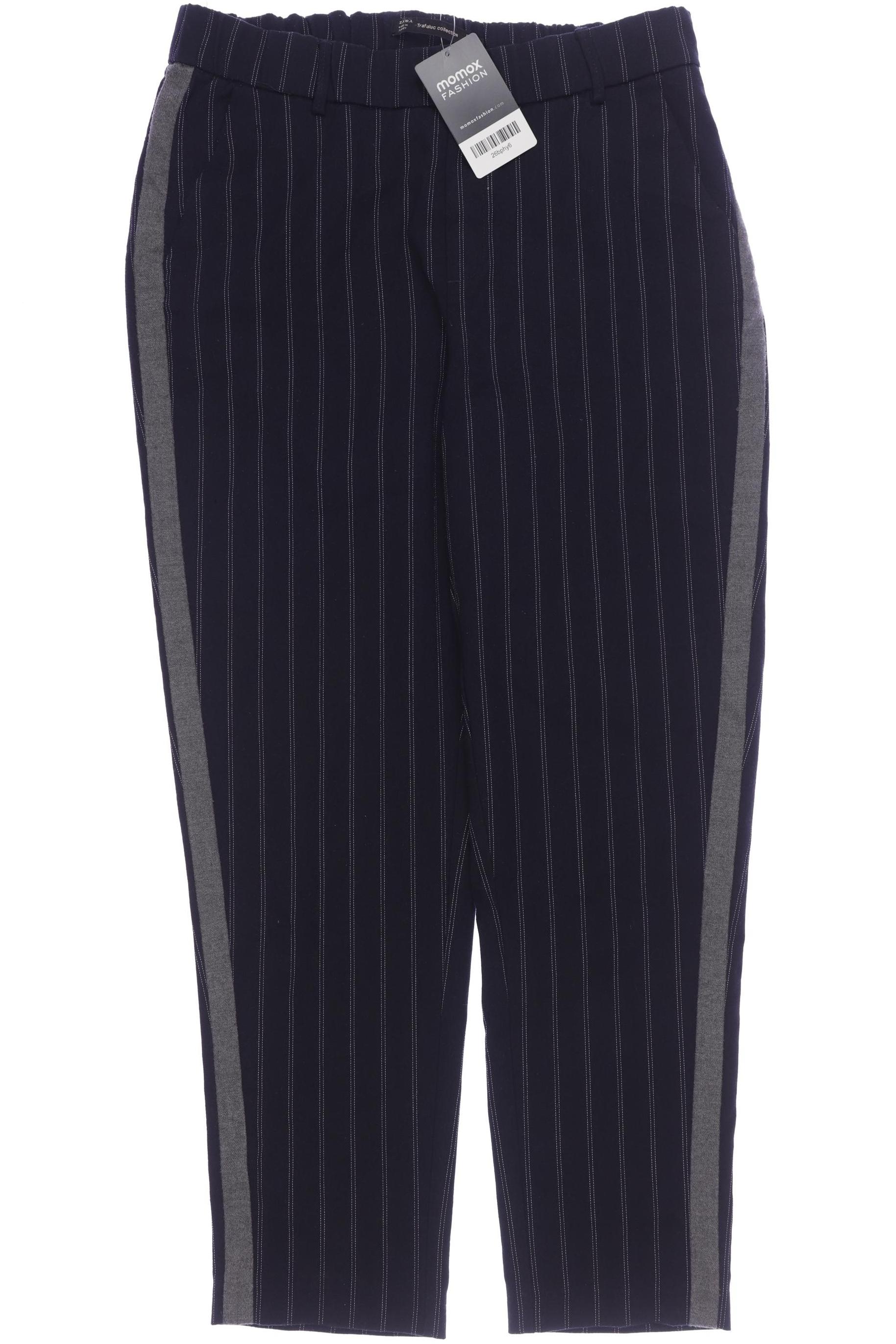 

Zara Damen Stoffhose, marineblau, Gr. 0