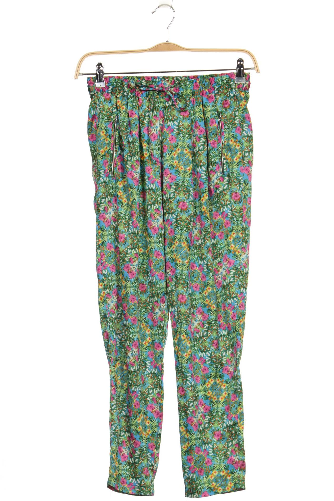 

Zara Damen Stoffhose, grün, Gr. 0