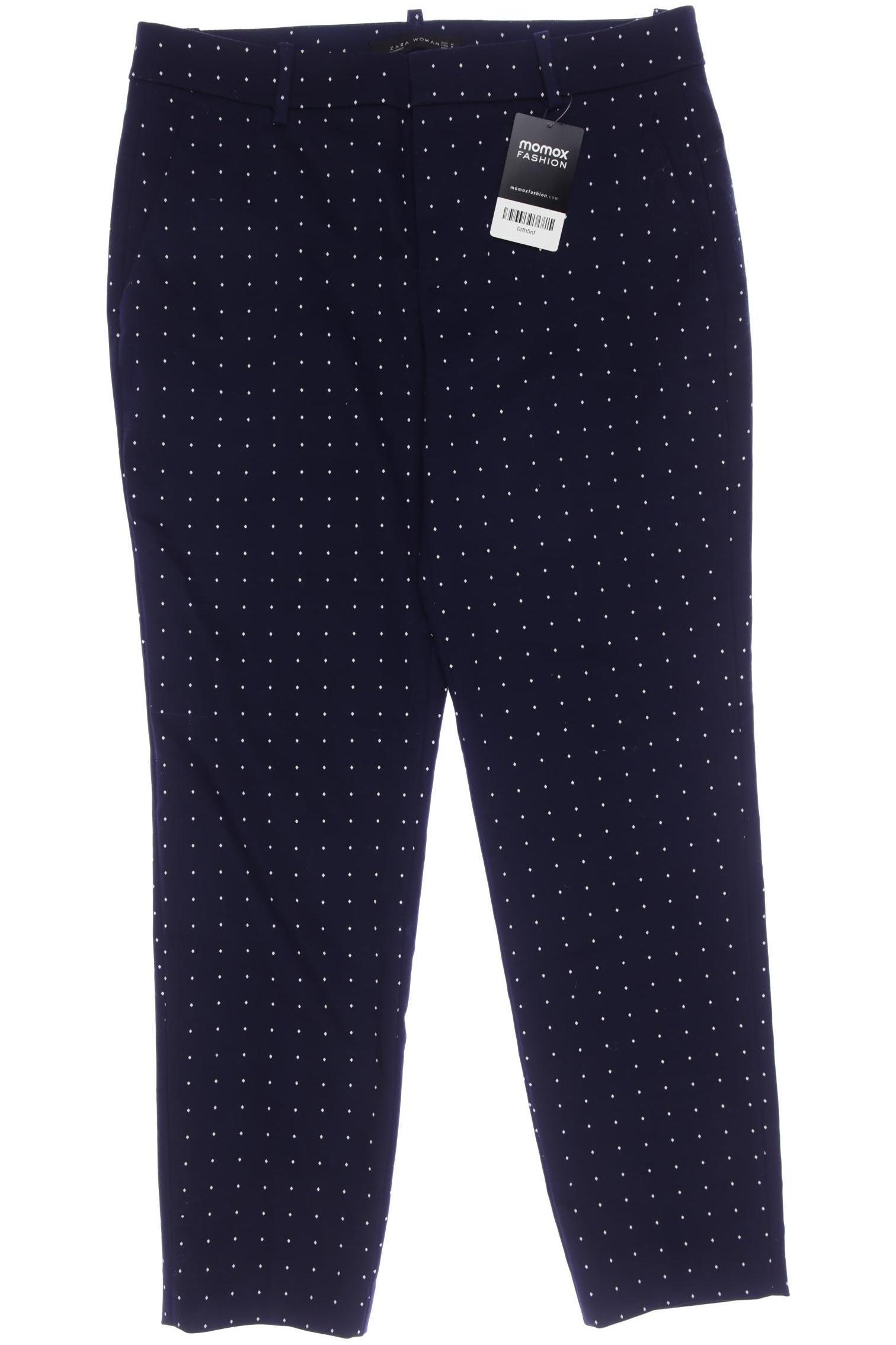 

Zara Damen Stoffhose, marineblau, Gr. 0