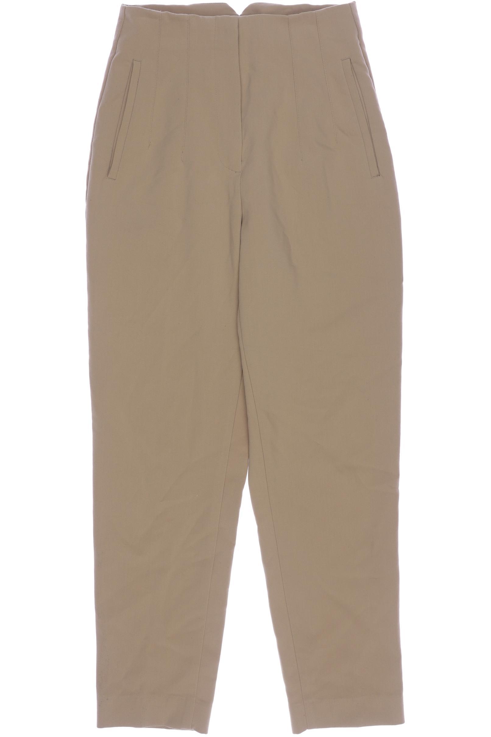

Zara Damen Stoffhose, beige, Gr. 0