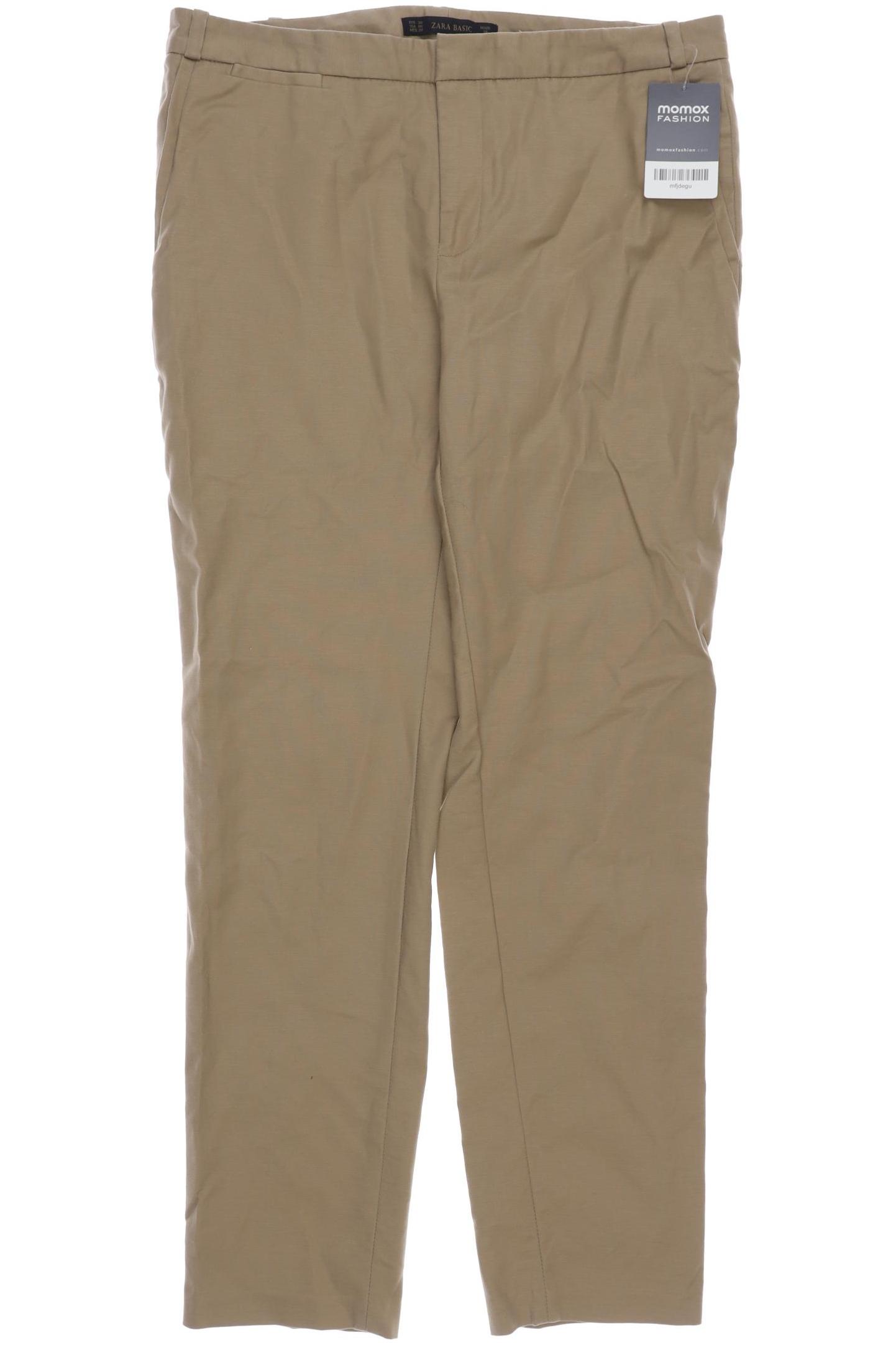 

Zara Damen Stoffhose, beige, Gr. 38
