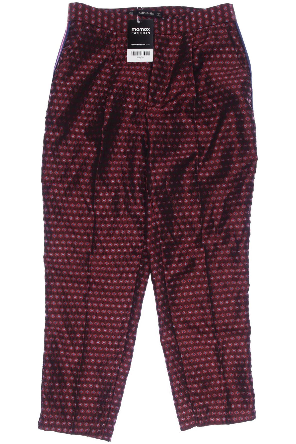 

Zara Damen Stoffhose, bordeaux, Gr. 0