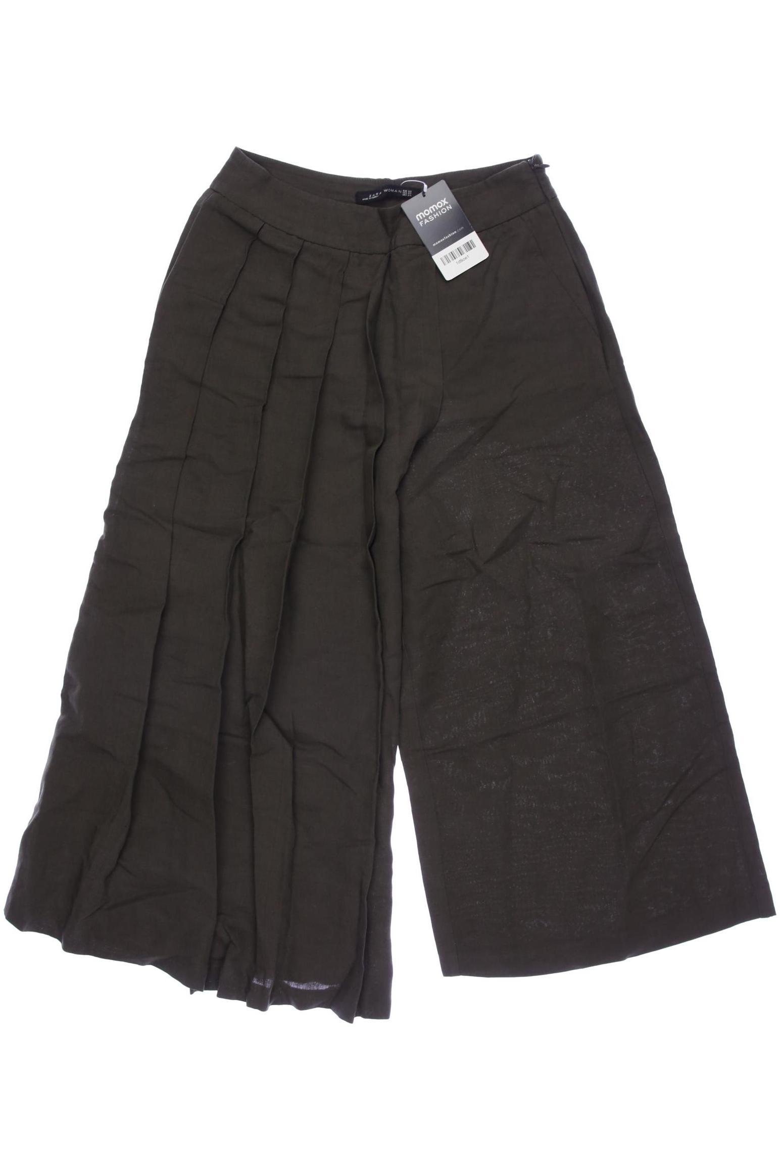 

Zara Damen Stoffhose, grün, Gr. 0