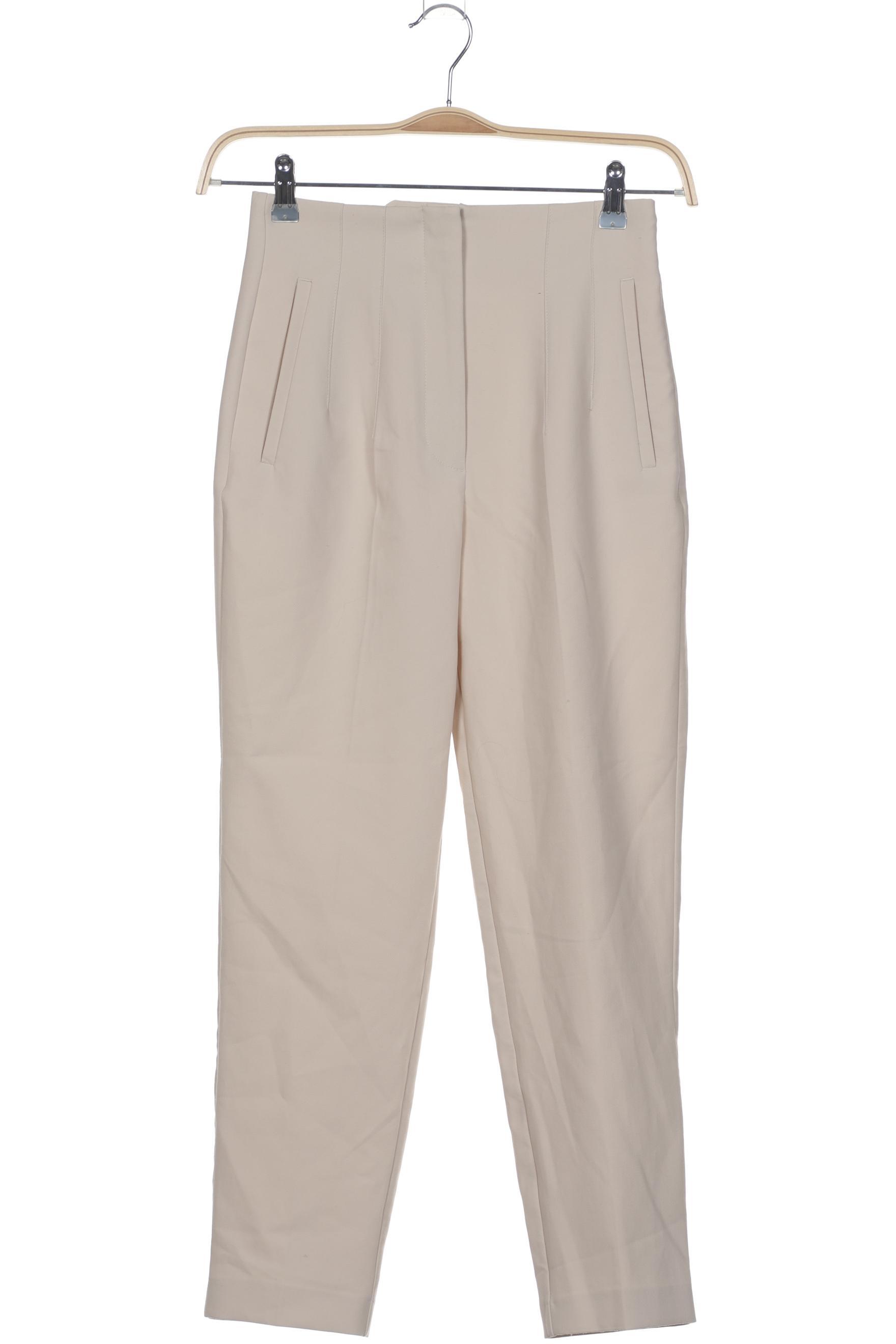 

Zara Damen Stoffhose, cremeweiß, Gr. 0