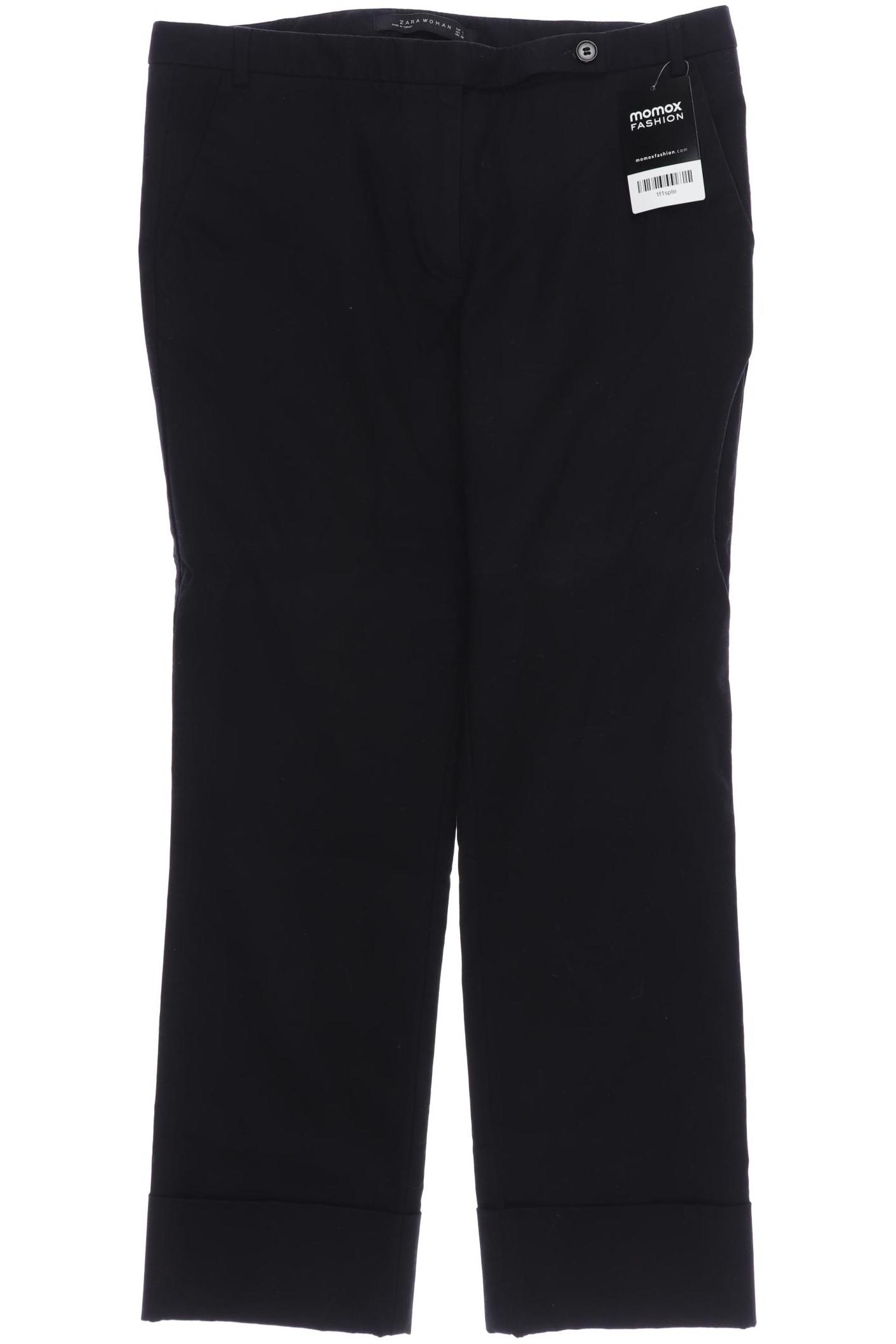 

Zara Damen Stoffhose, schwarz, Gr. 0