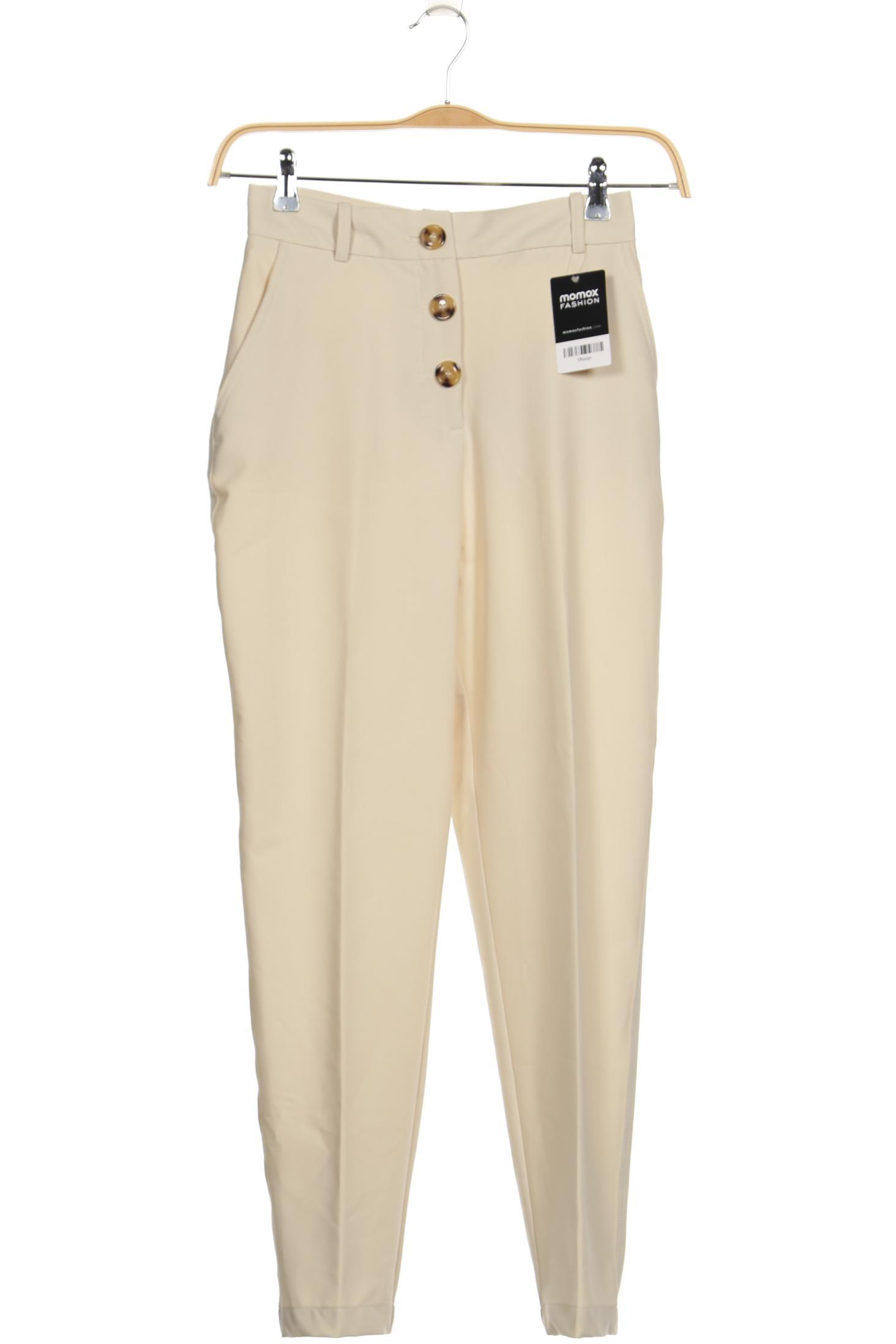 

Zara Damen Stoffhose, cremeweiß, Gr. 0