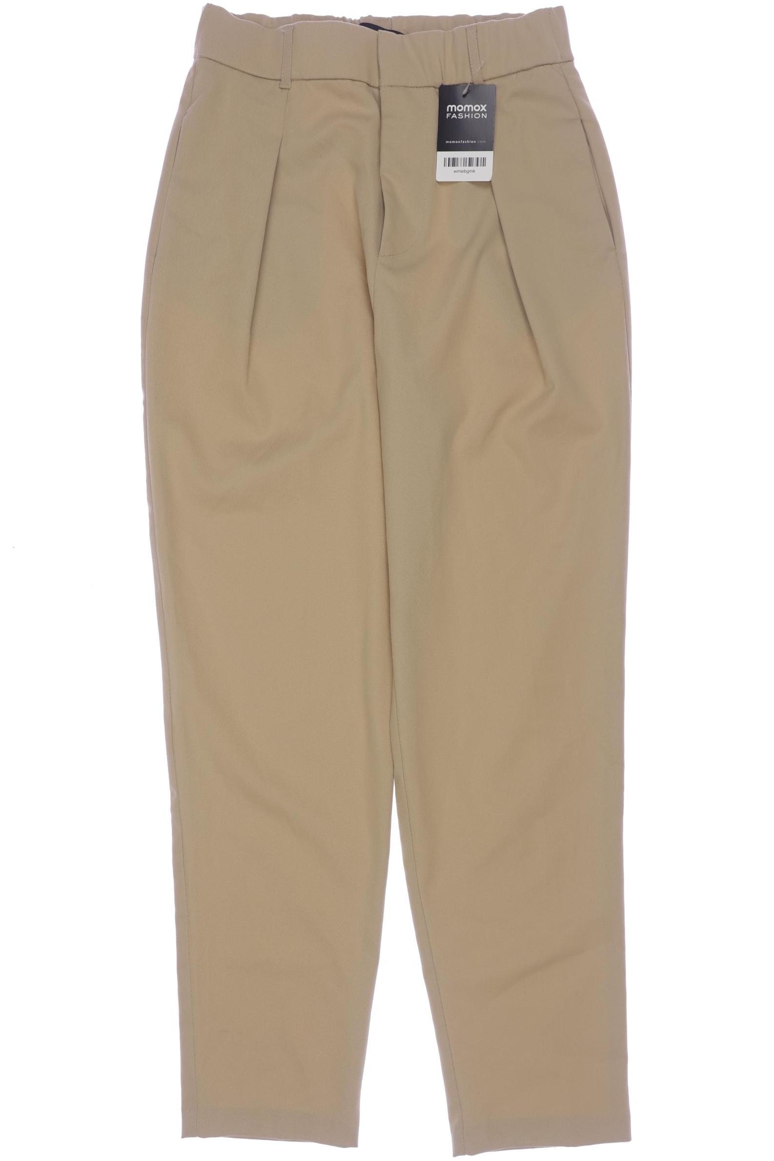 

Zara Damen Stoffhose, beige, Gr. 0
