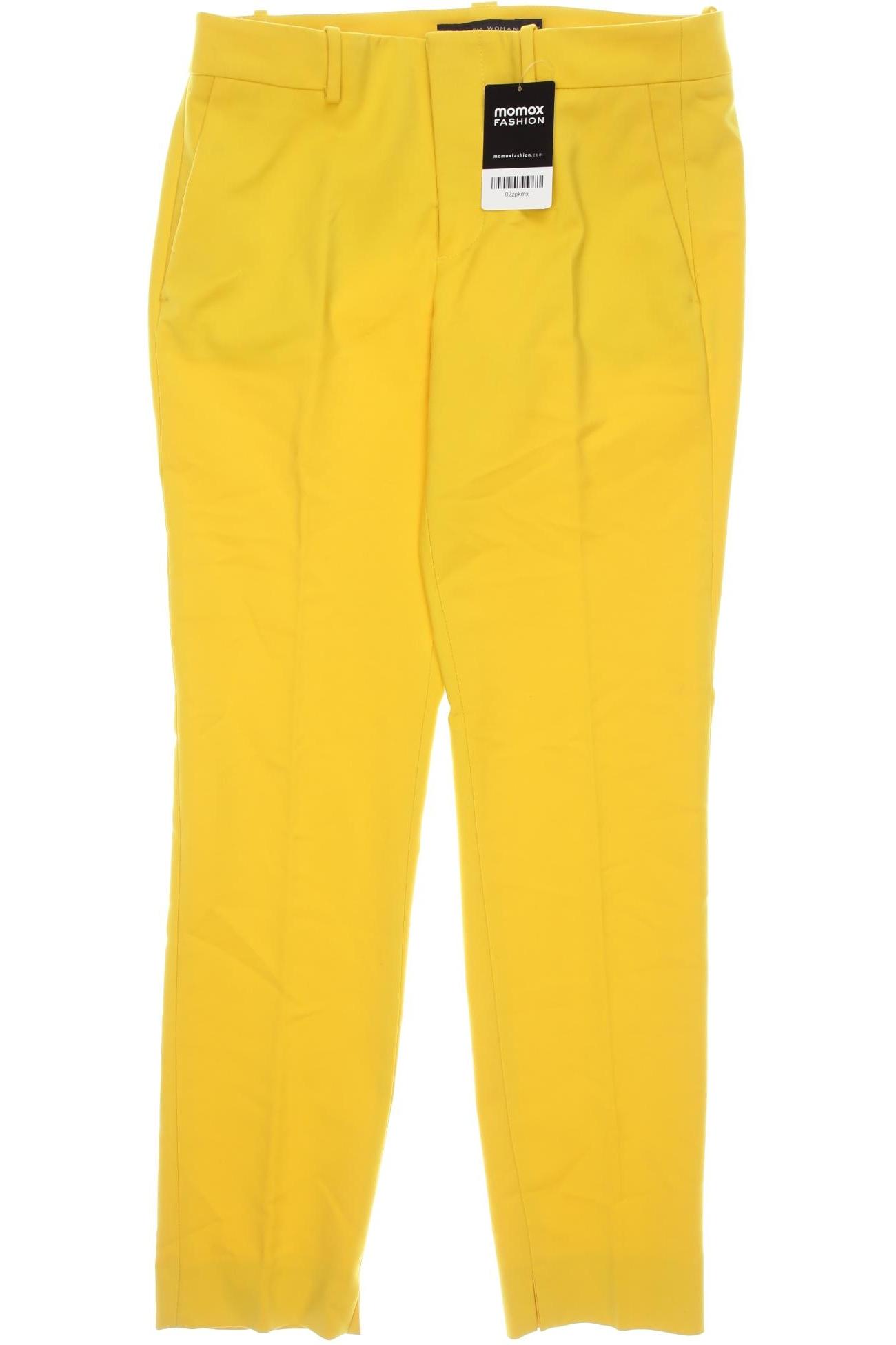 

Zara Damen Stoffhose, gelb, Gr. 0