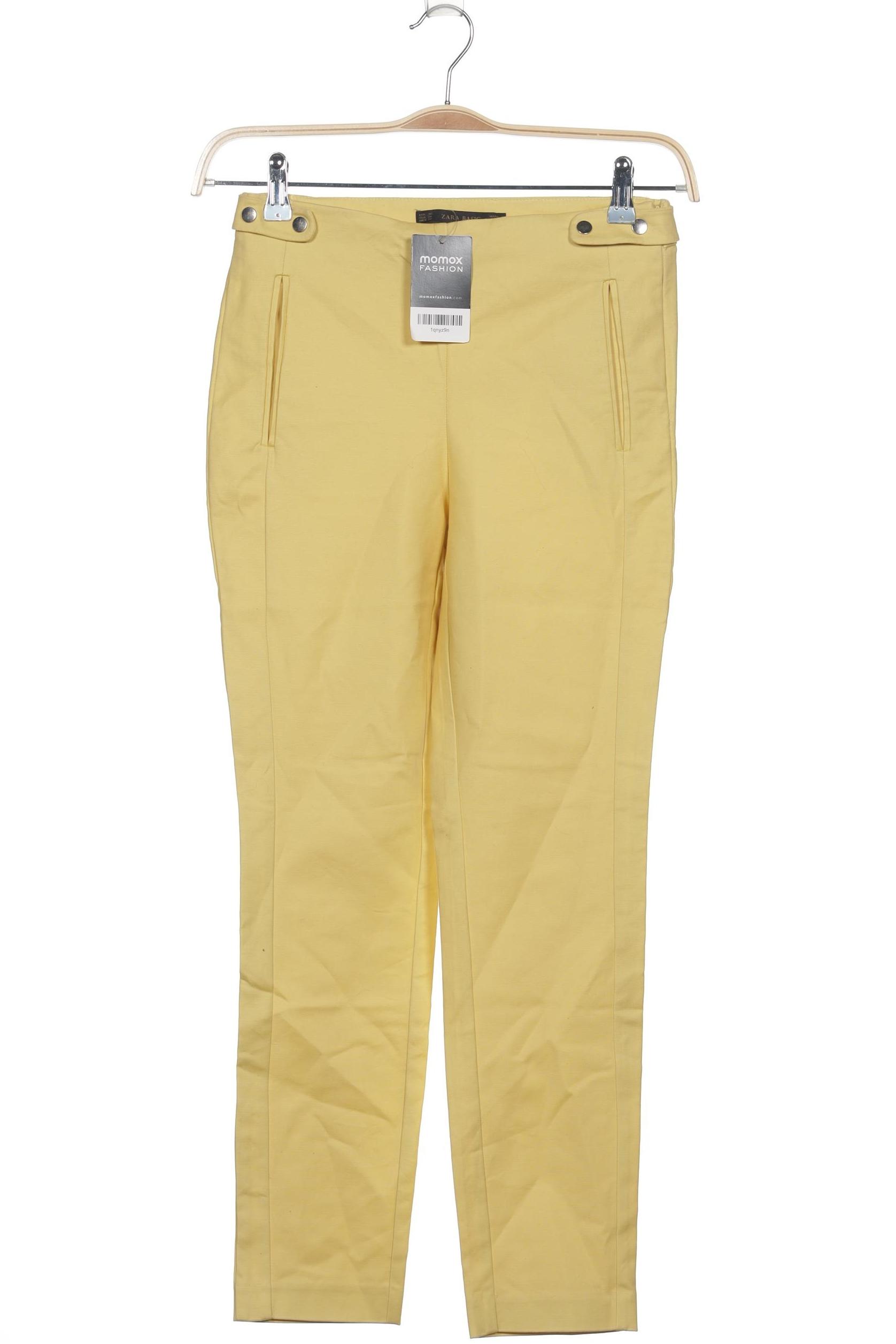 

Zara Damen Stoffhose, gelb, Gr. 36
