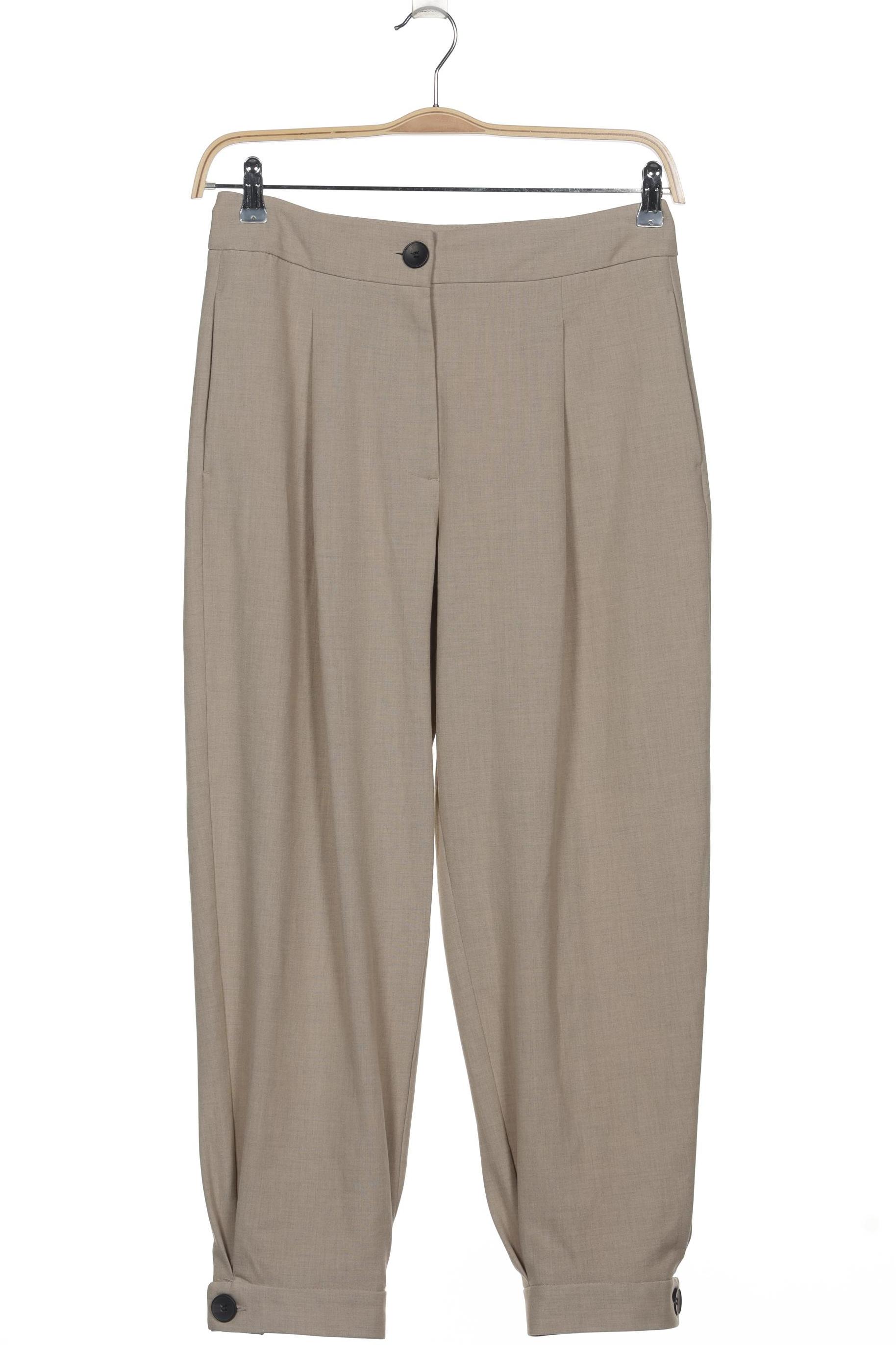 

Zara Damen Stoffhose, beige, Gr. 0