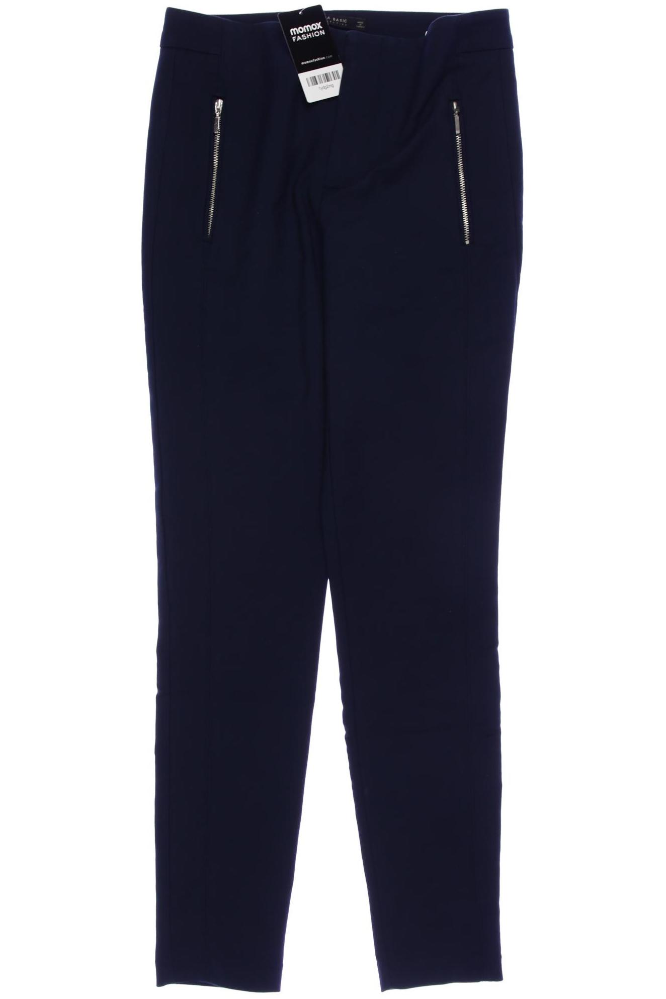

Zara Damen Stoffhose, marineblau, Gr. 0
