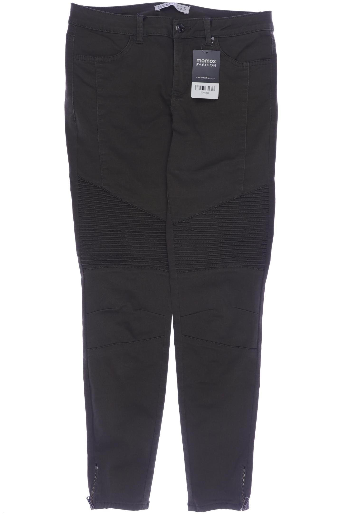 

Zara Damen Stoffhose, grün, Gr. 38