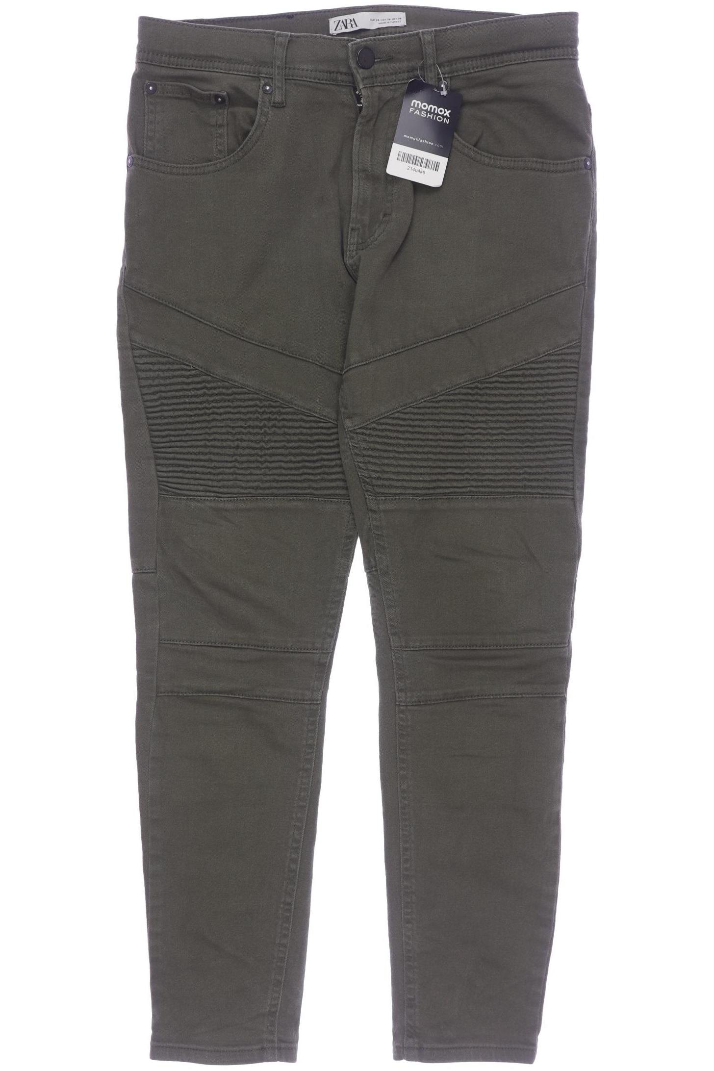 

Zara Damen Stoffhose, grün, Gr. 38
