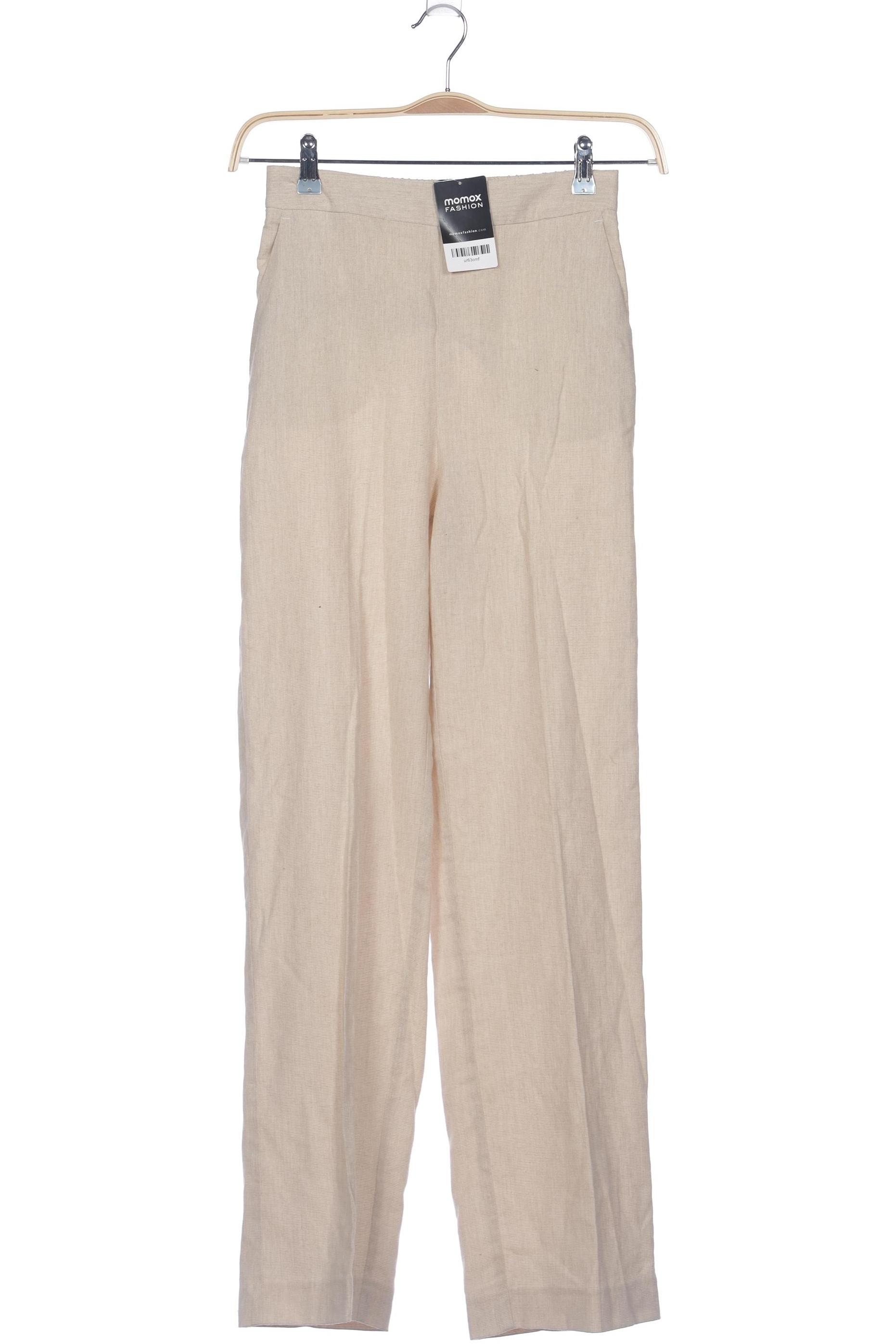 

Zara Damen Stoffhose, beige, Gr. 0