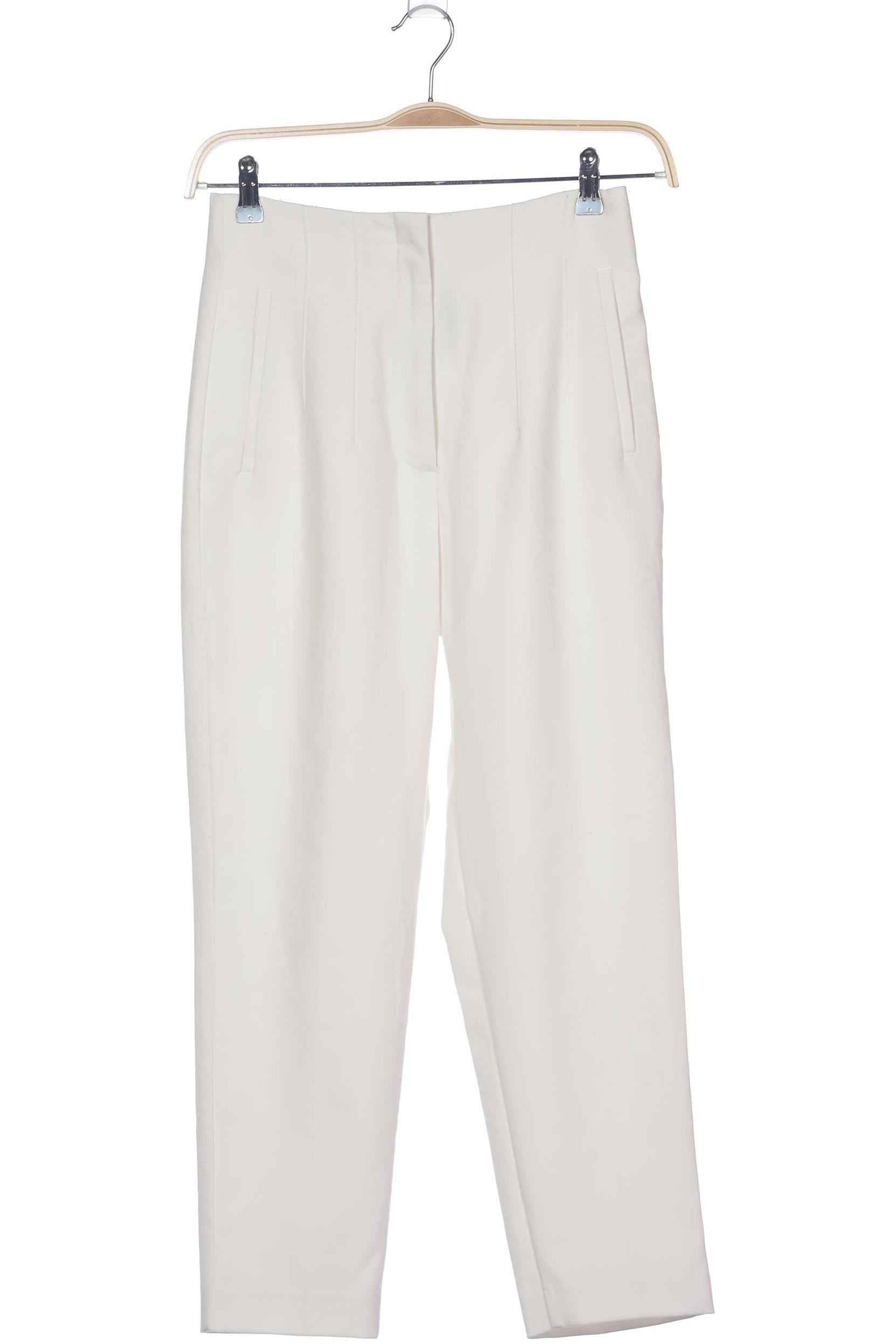 

Zara Damen Stoffhose, weiß, Gr. 0