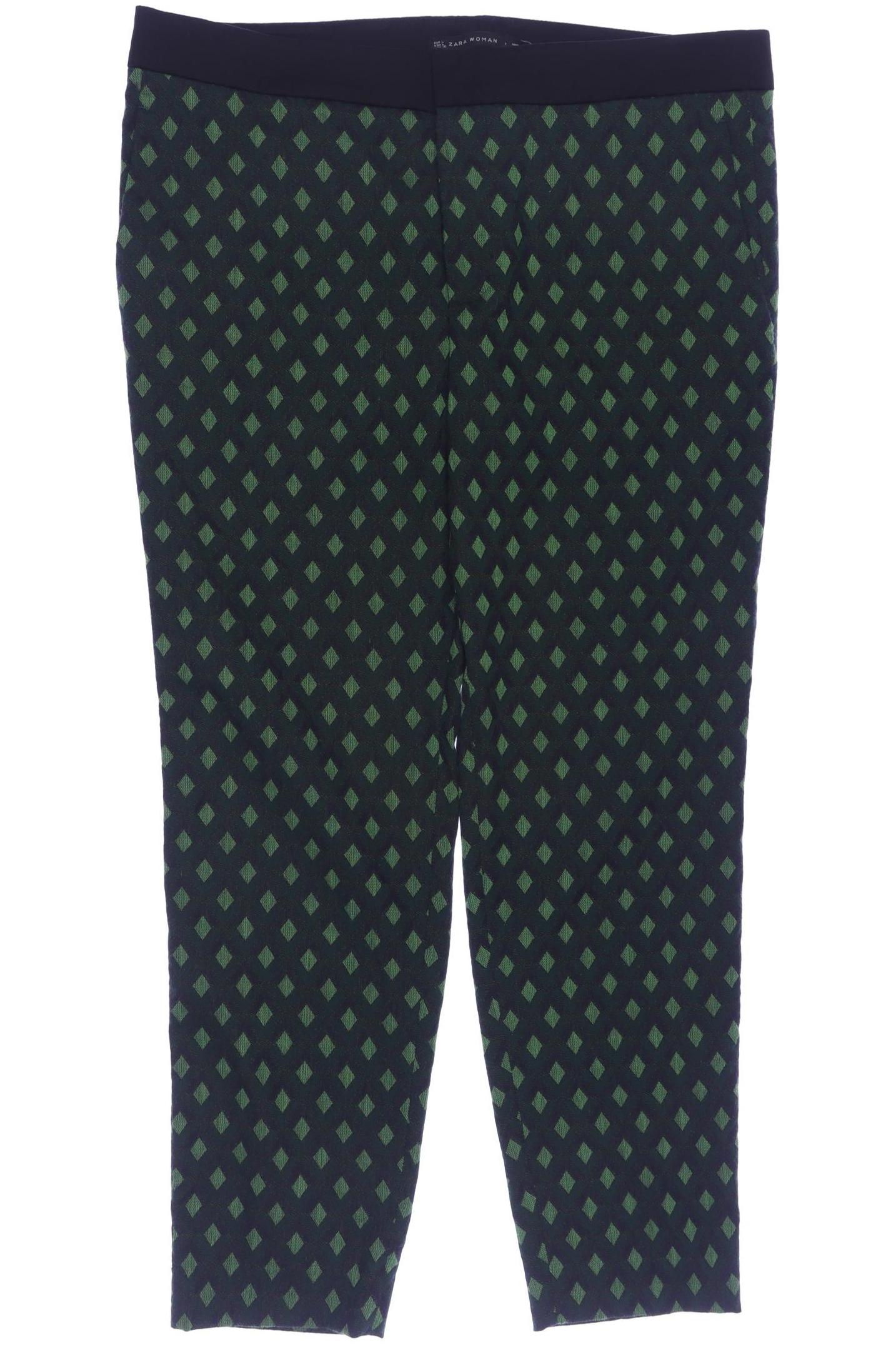 

Zara Damen Stoffhose, grün, Gr. 0