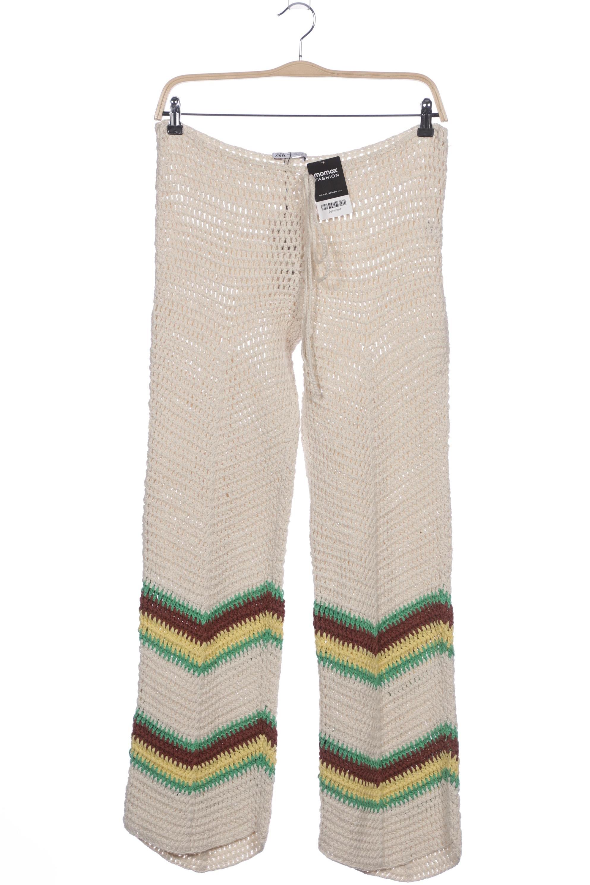 

Zara Damen Stoffhose, beige, Gr. 0