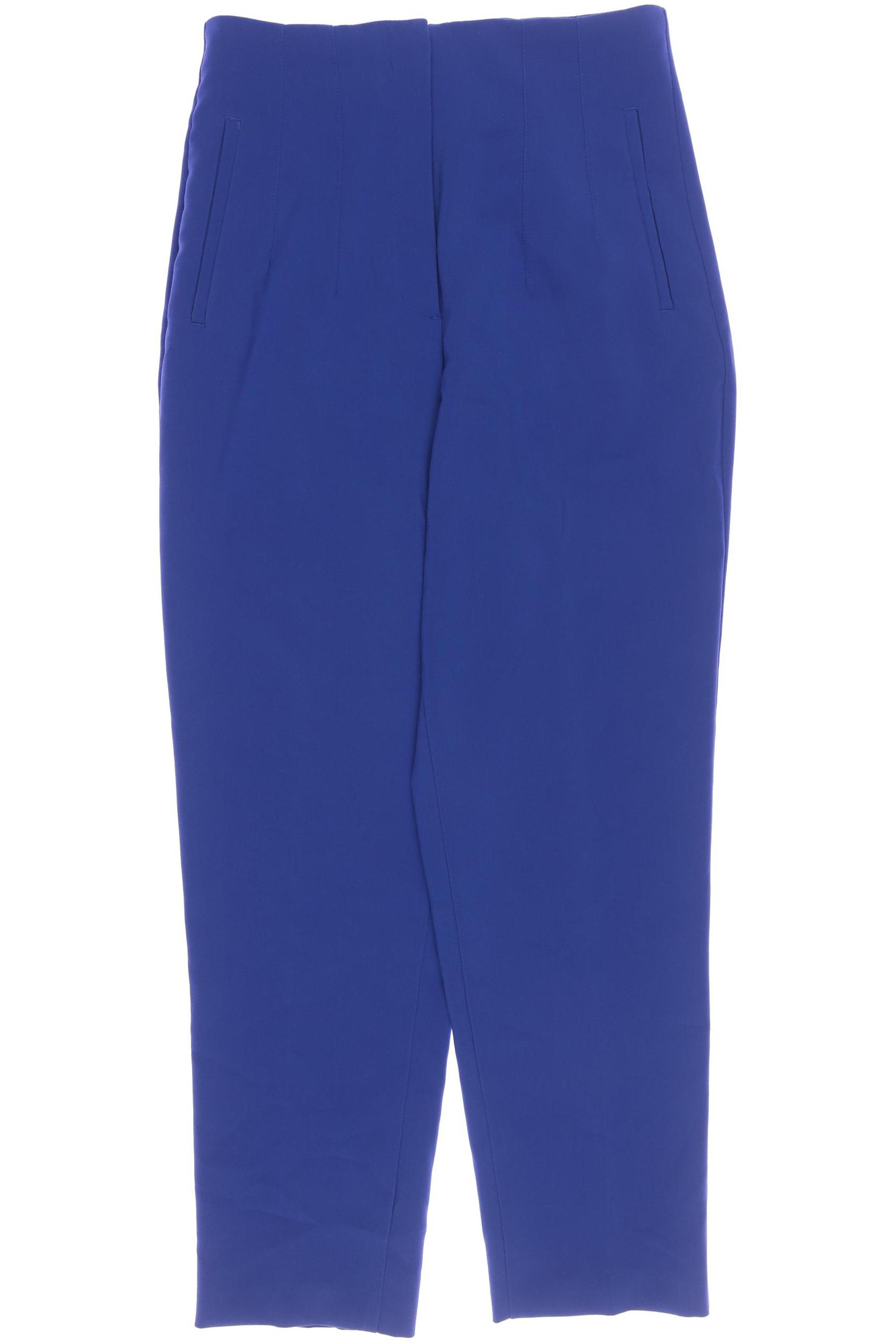 

Zara Damen Stoffhose, blau, Gr. 0