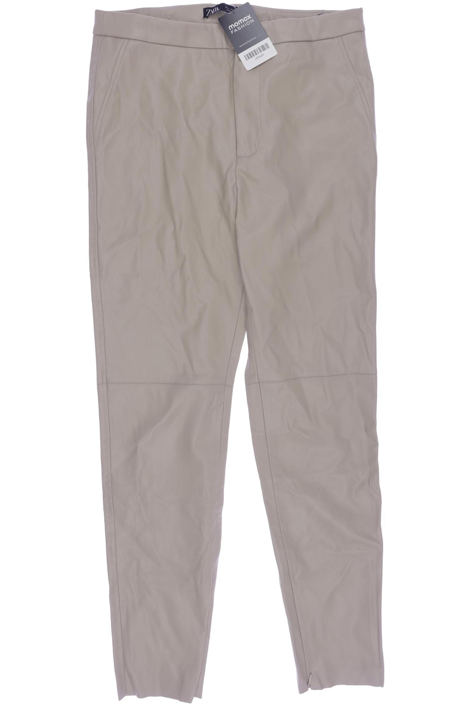 

Zara Damen Stoffhose, beige, Gr. 0