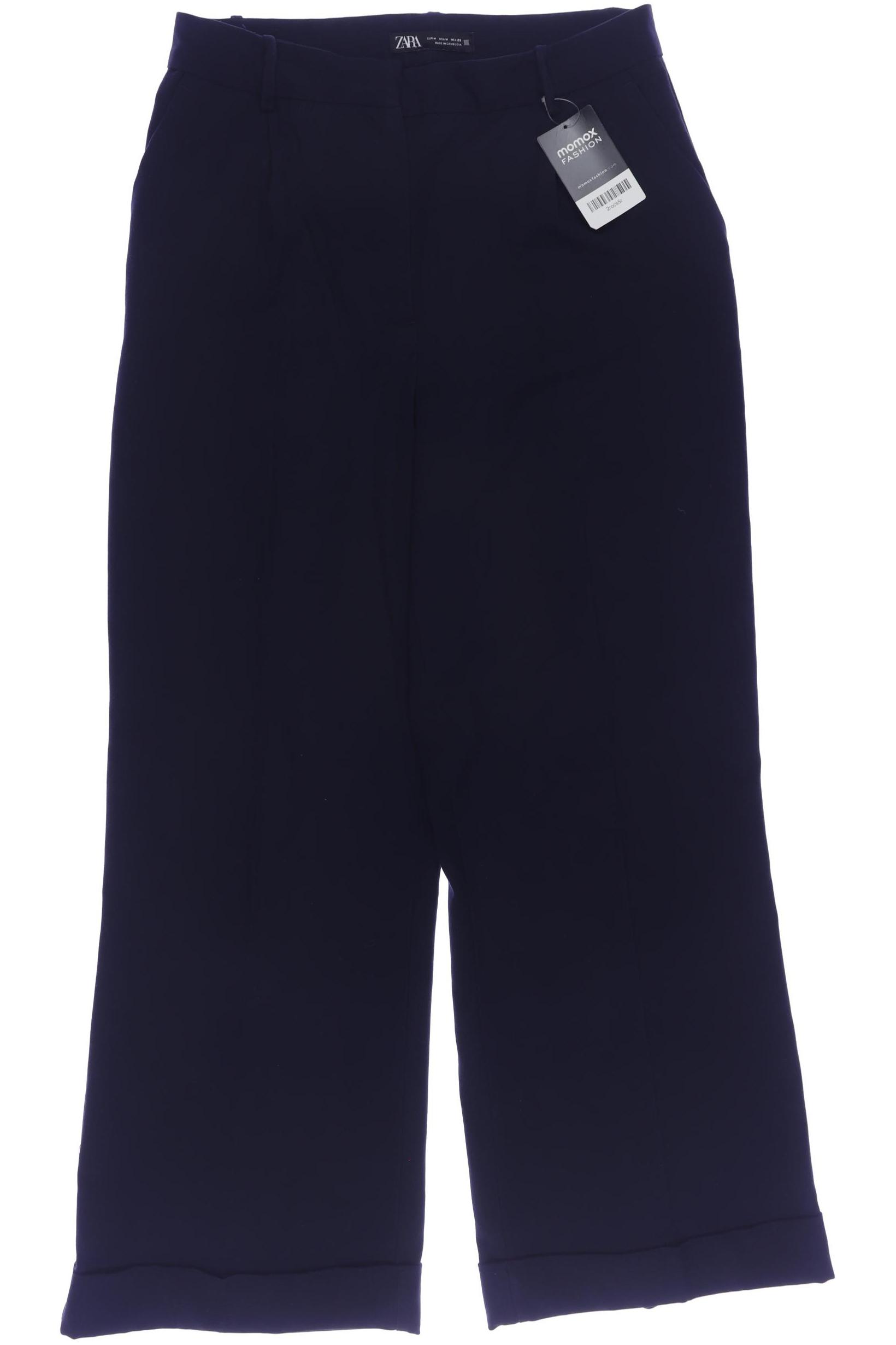 

Zara Damen Stoffhose, marineblau, Gr. 0