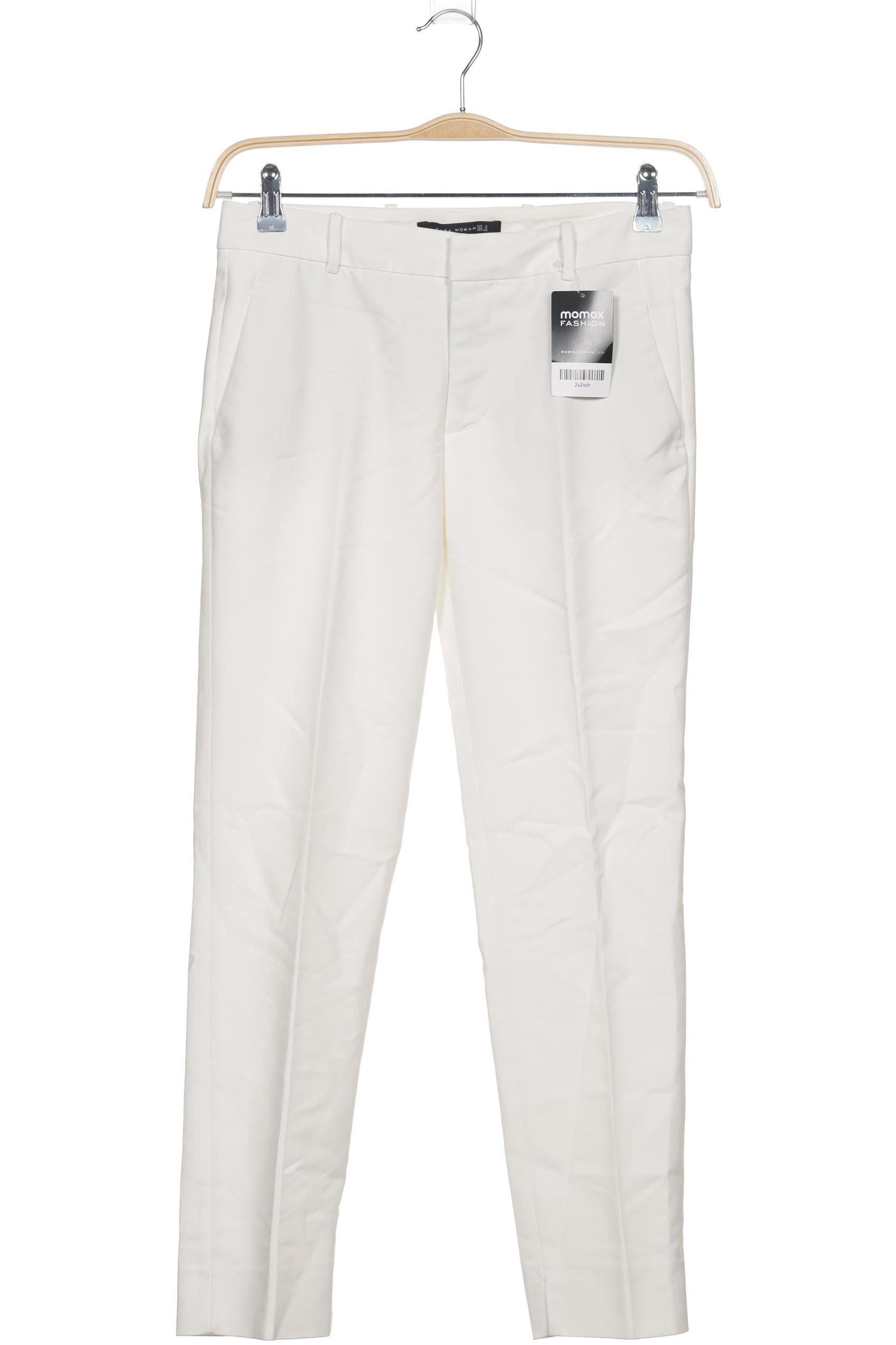 

Zara Damen Stoffhose, weiß, Gr. 36