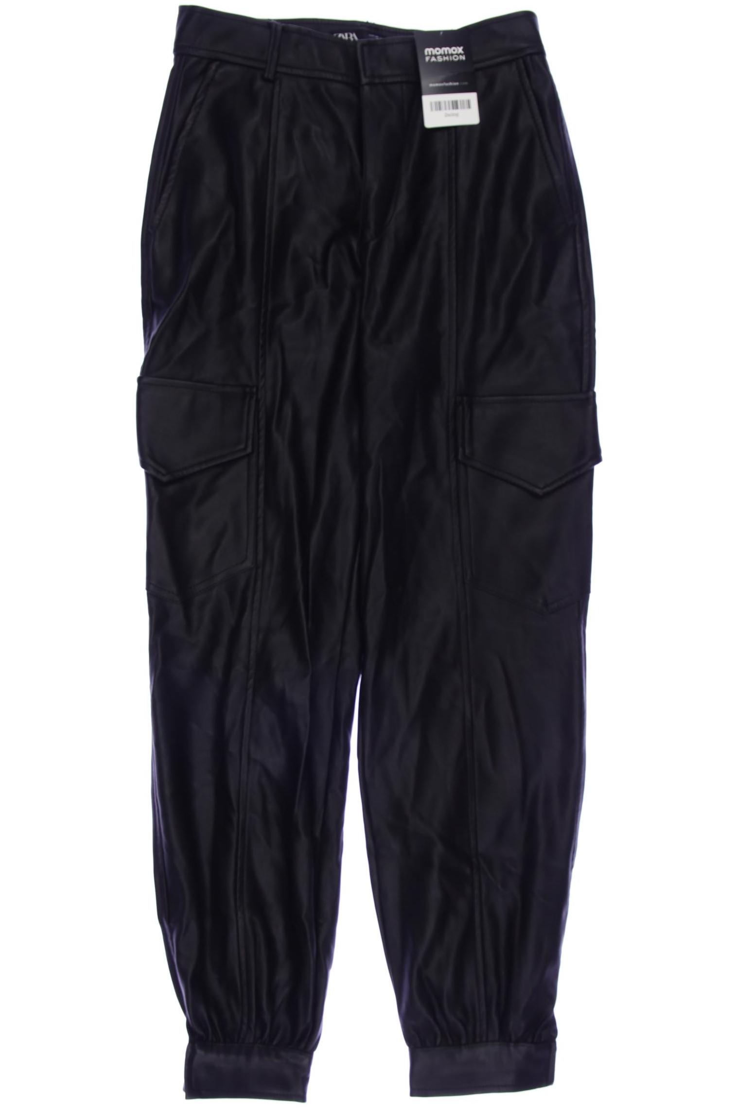 

Zara Damen Stoffhose, schwarz, Gr. 0