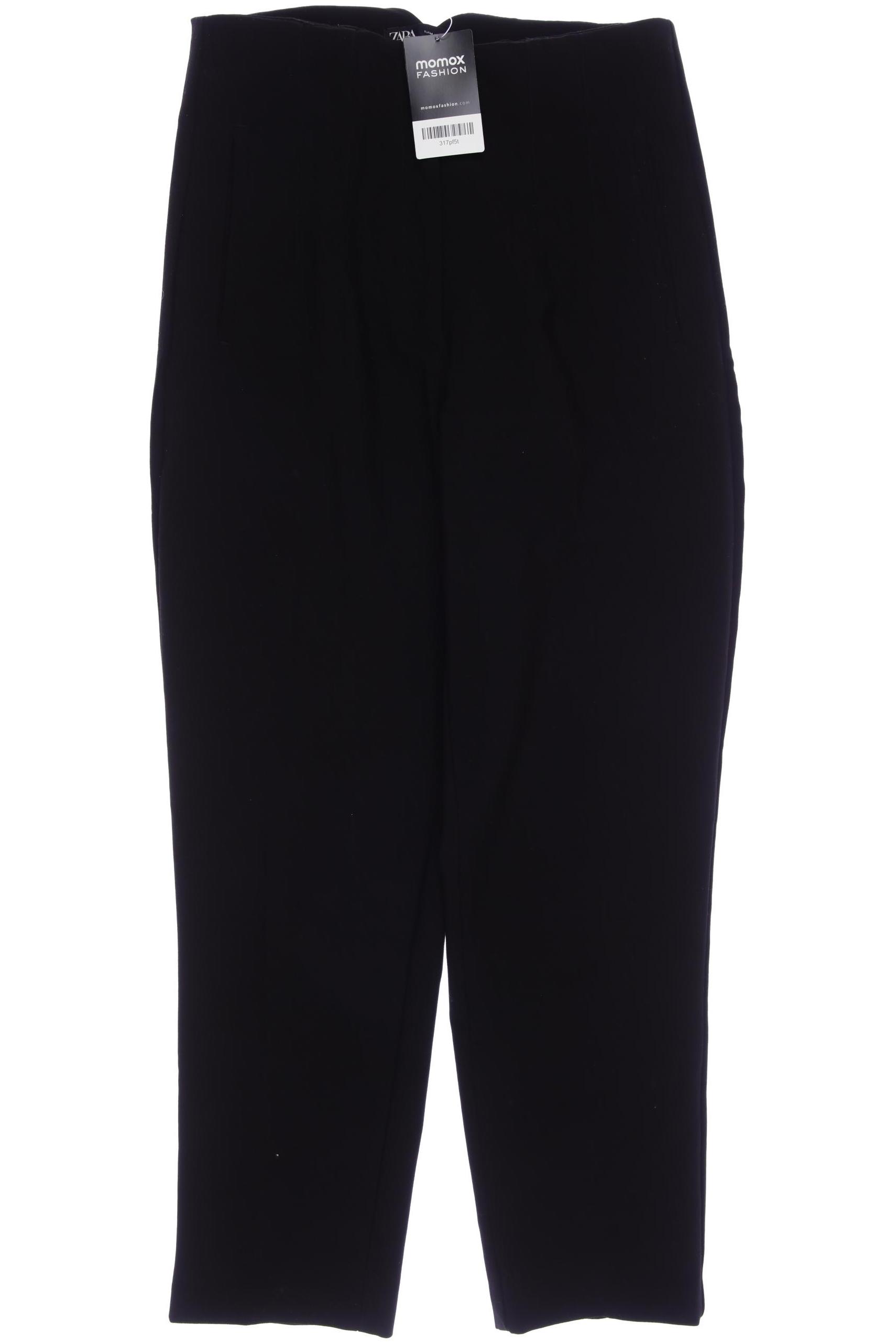 Thumbnail - Zara Damen Stoffhose, schwarz, Gr. 0