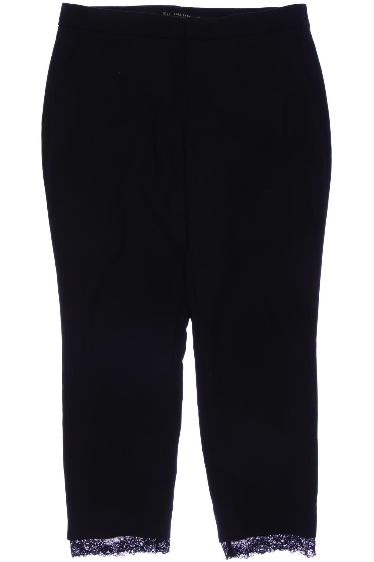 

Zara Damen Stoffhose, schwarz, Gr. 0