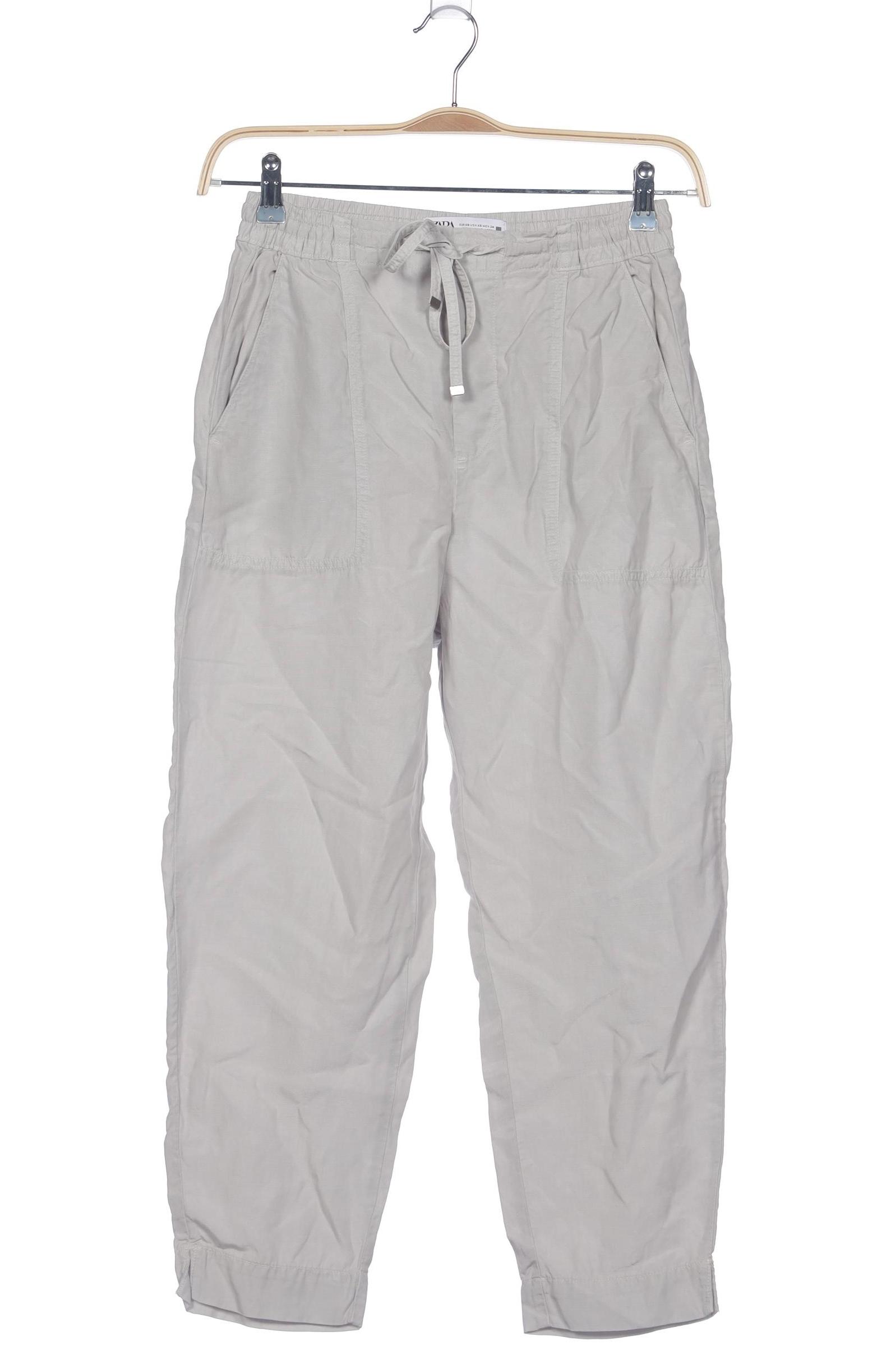 

Zara Damen Stoffhose, grau, Gr. 0