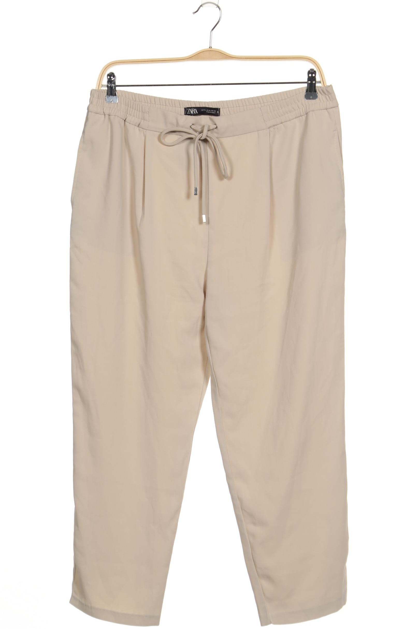 

Zara Damen Stoffhose, cremeweiß, Gr. 0
