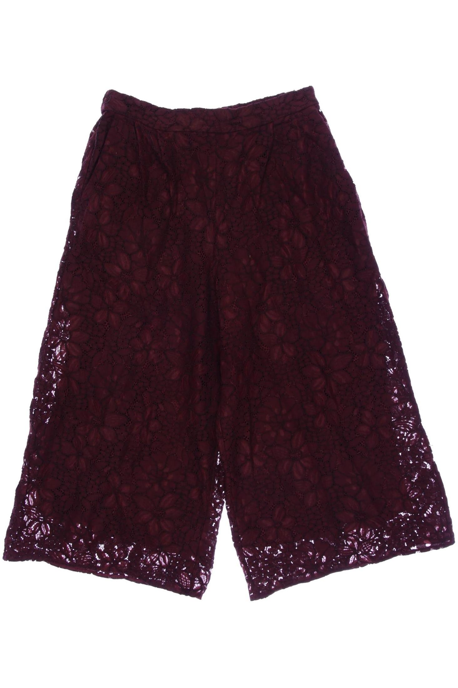 

Zara Damen Stoffhose, bordeaux, Gr. 0