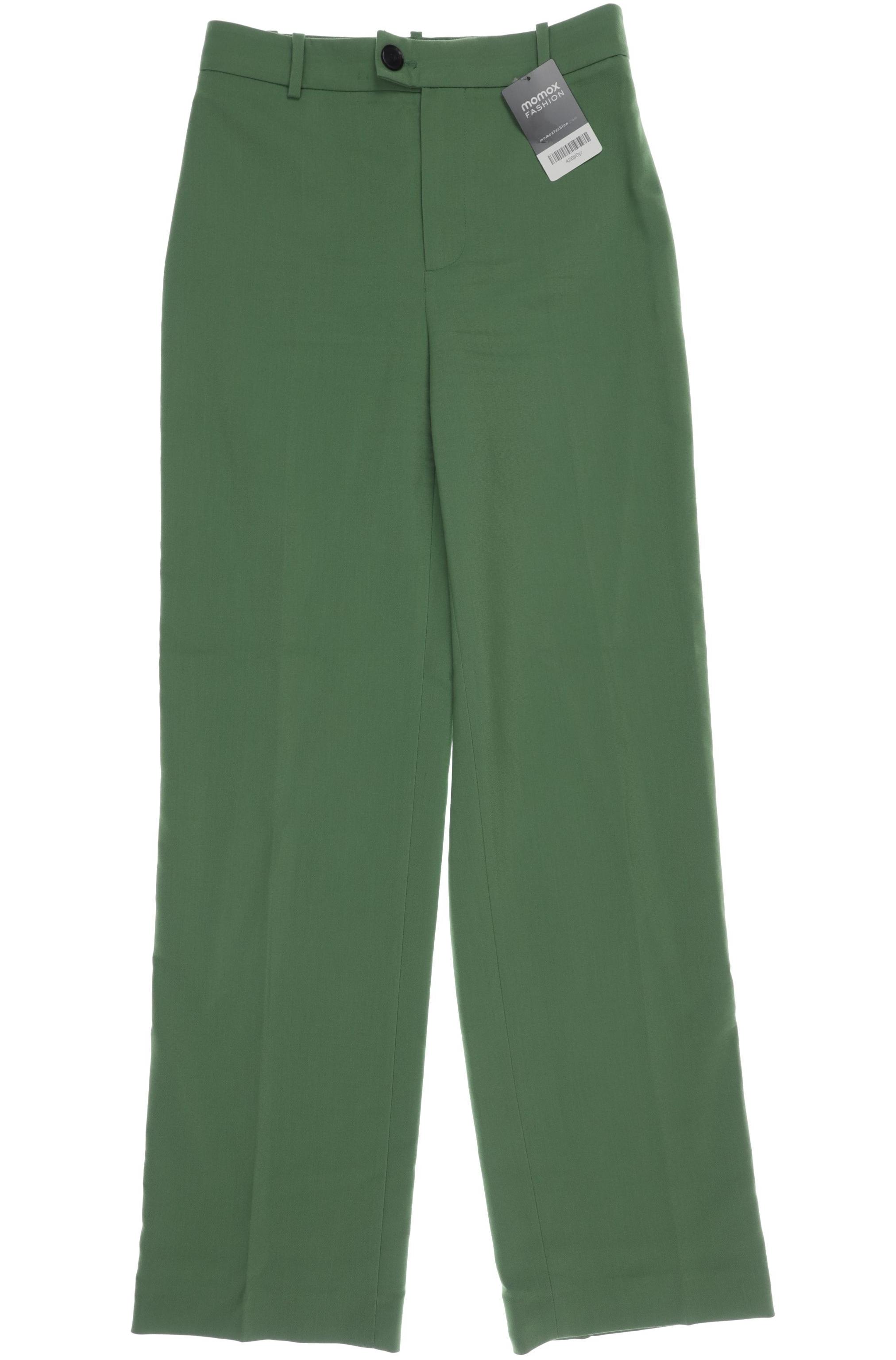 

Zara Damen Stoffhose, grün, Gr. 0