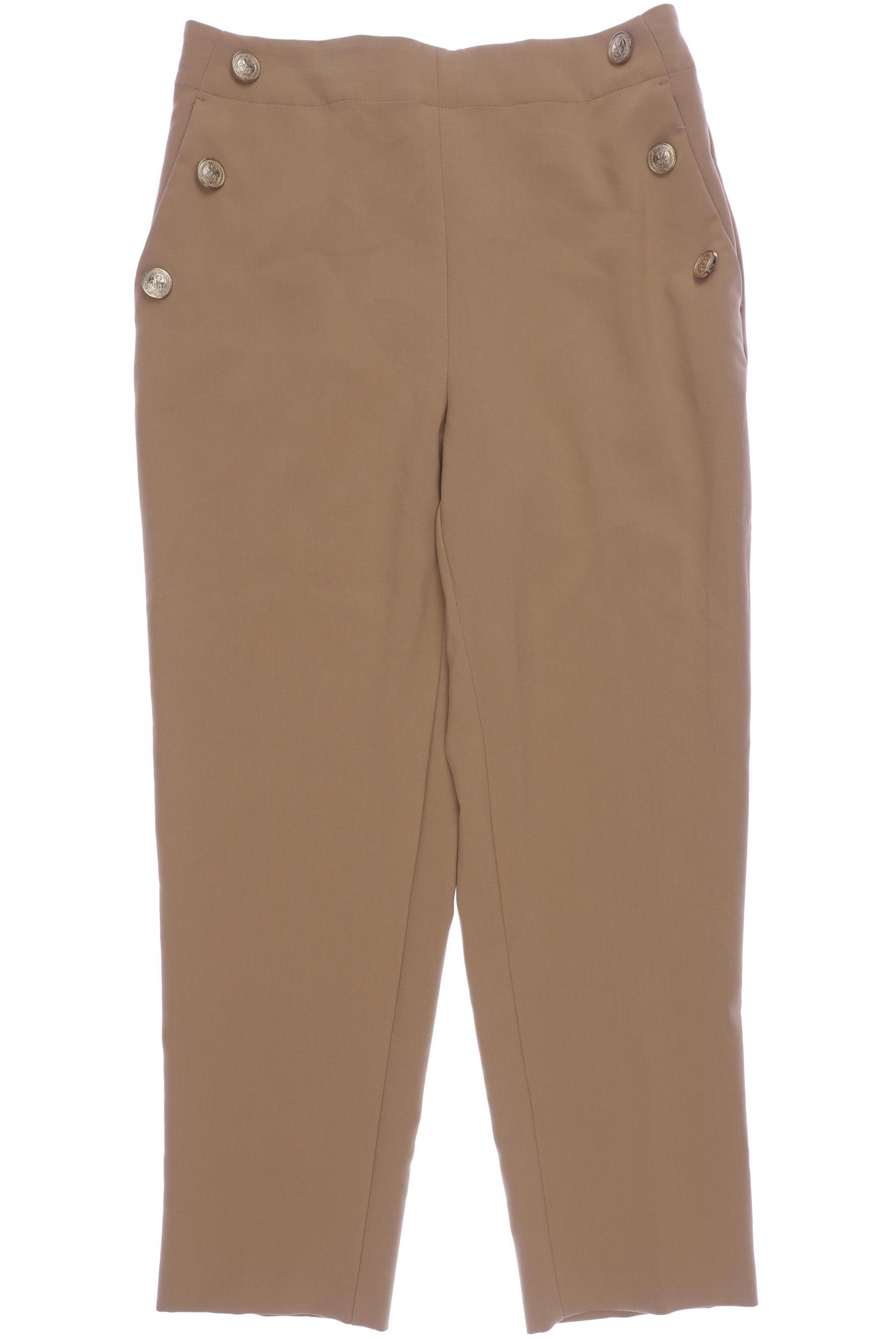 

Zara Damen Stoffhose, beige, Gr. 0