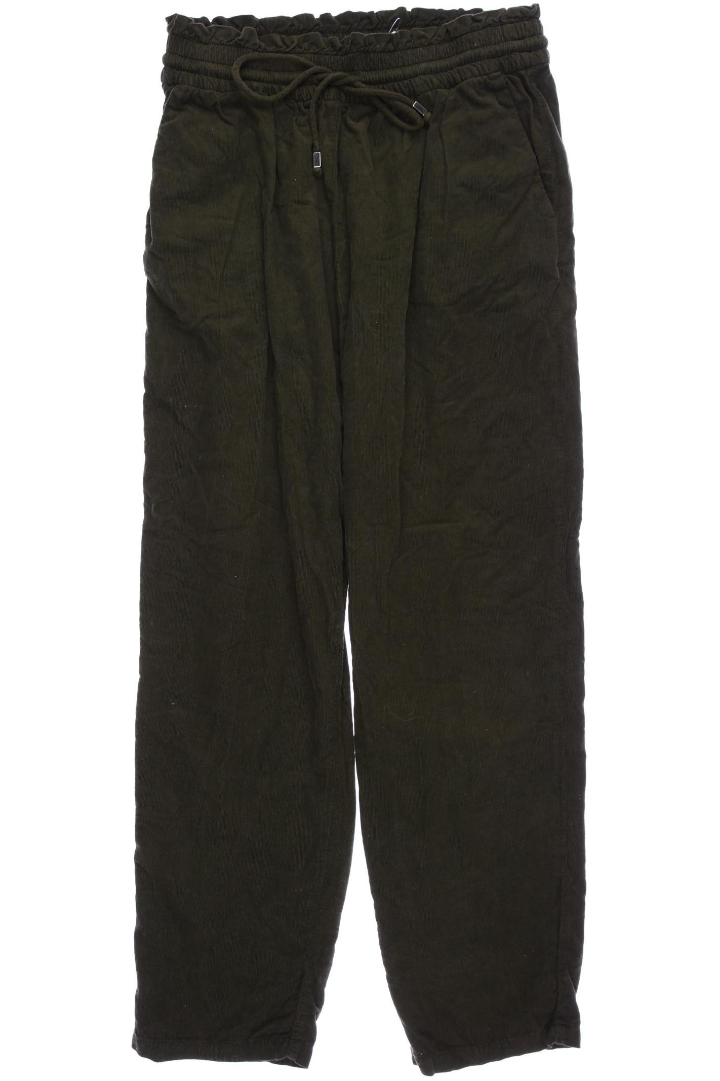 

Zara Damen Stoffhose, grün, Gr. 0