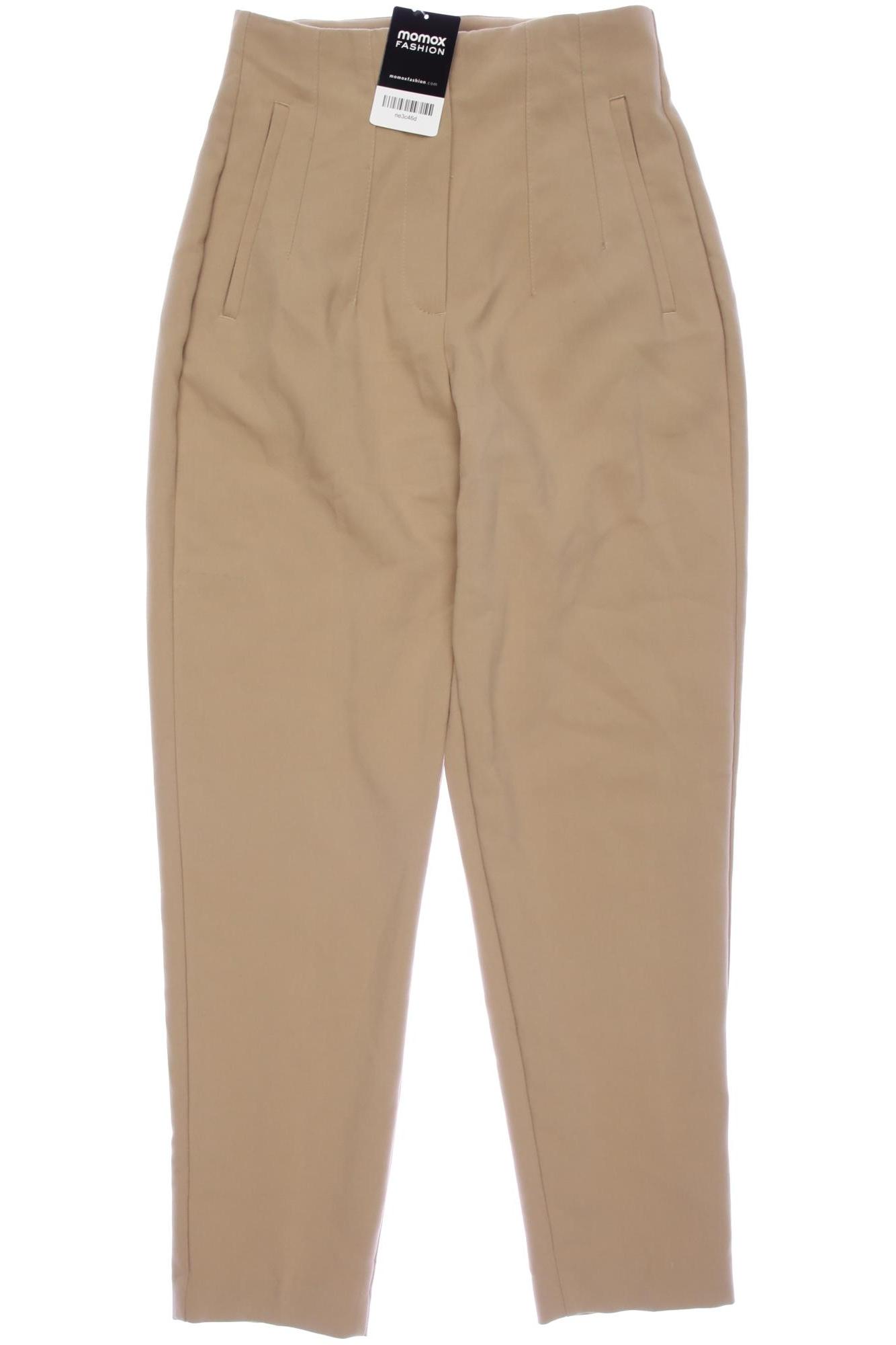 

Zara Damen Stoffhose, beige, Gr. 0