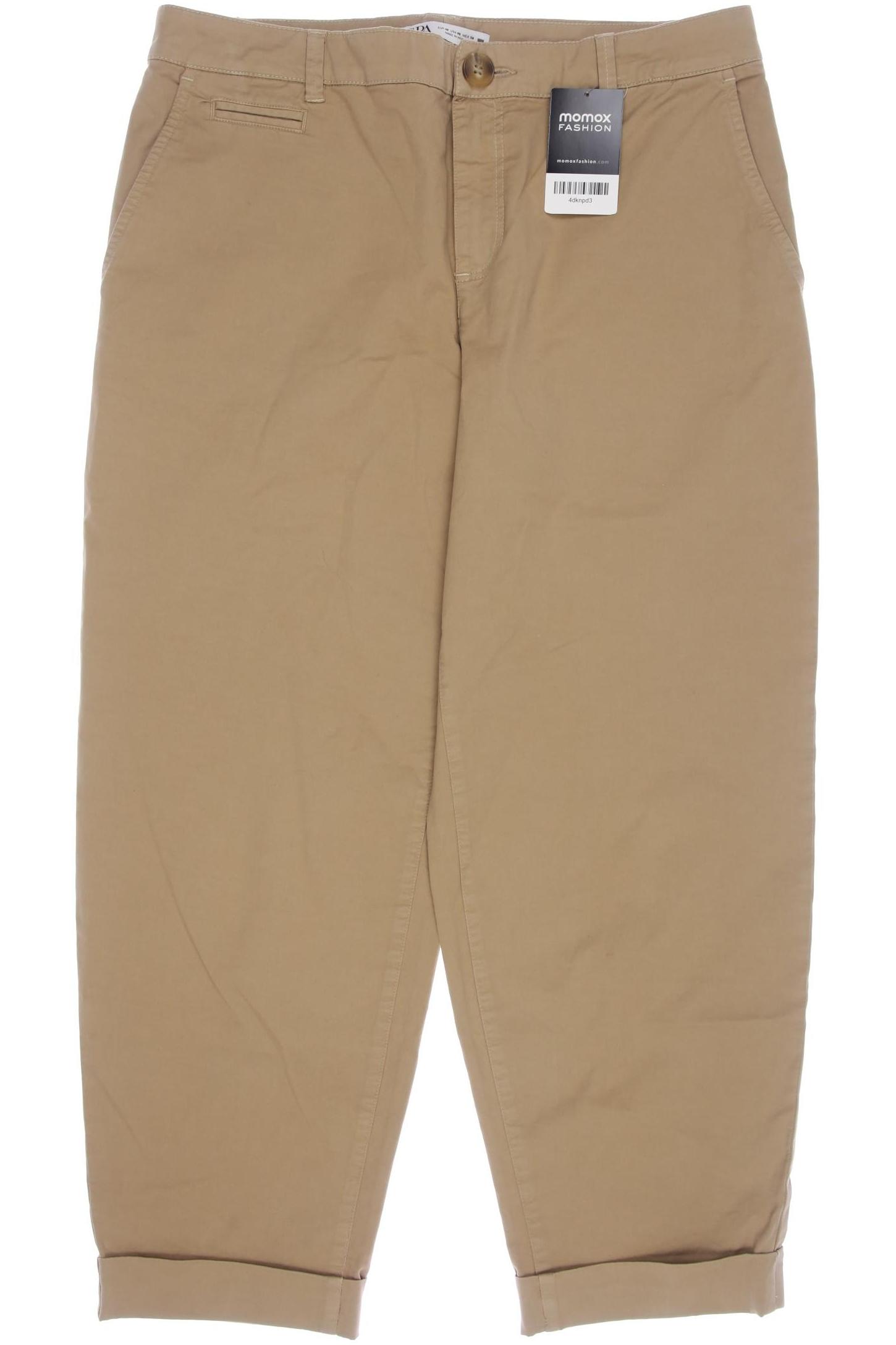 

Zara Damen Stoffhose, beige, Gr. 40