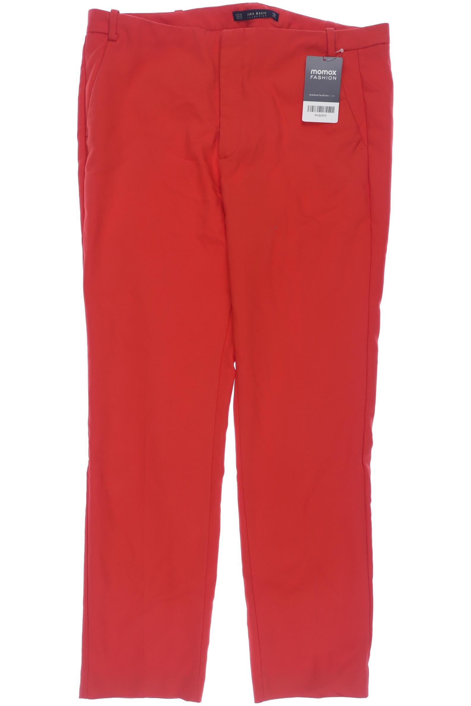 

Zara Damen Stoffhose, rot, Gr. 42