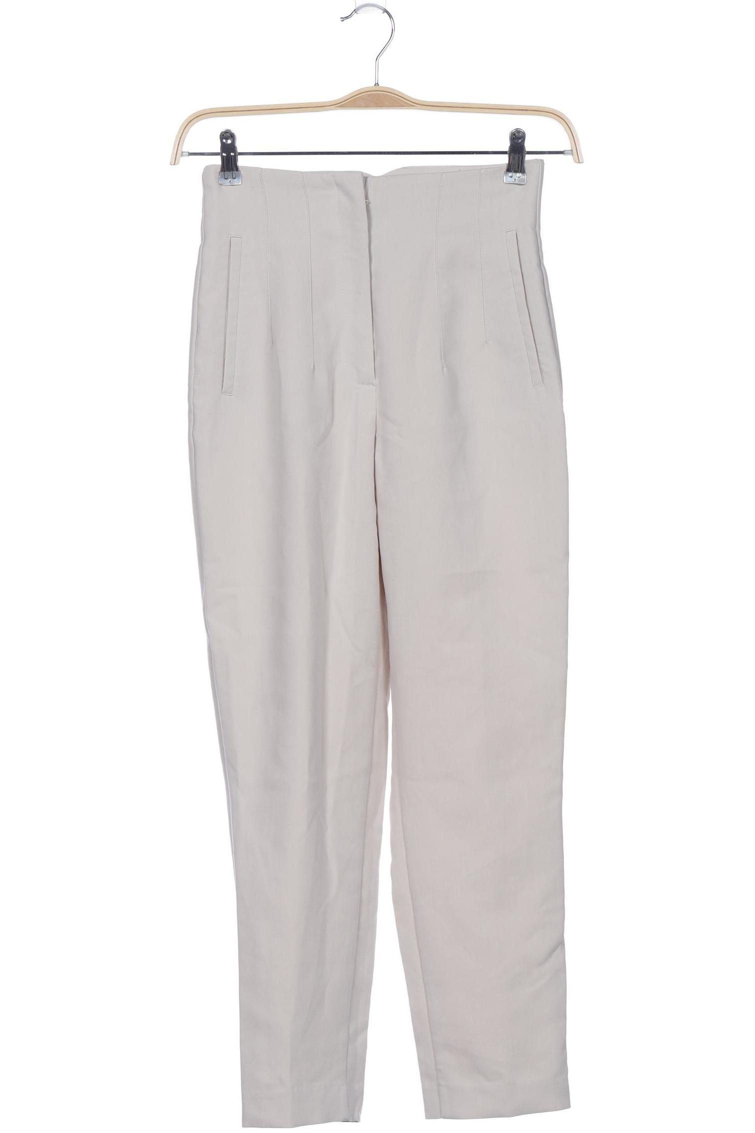 

Zara Damen Stoffhose, cremeweiß, Gr. 0