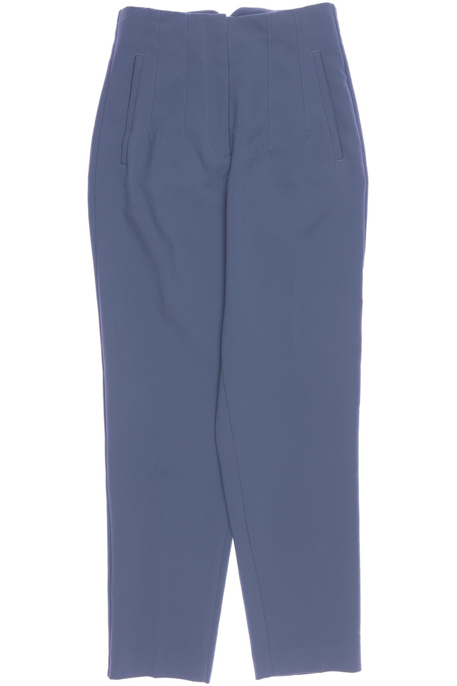 

Zara Damen Stoffhose, blau, Gr. 0