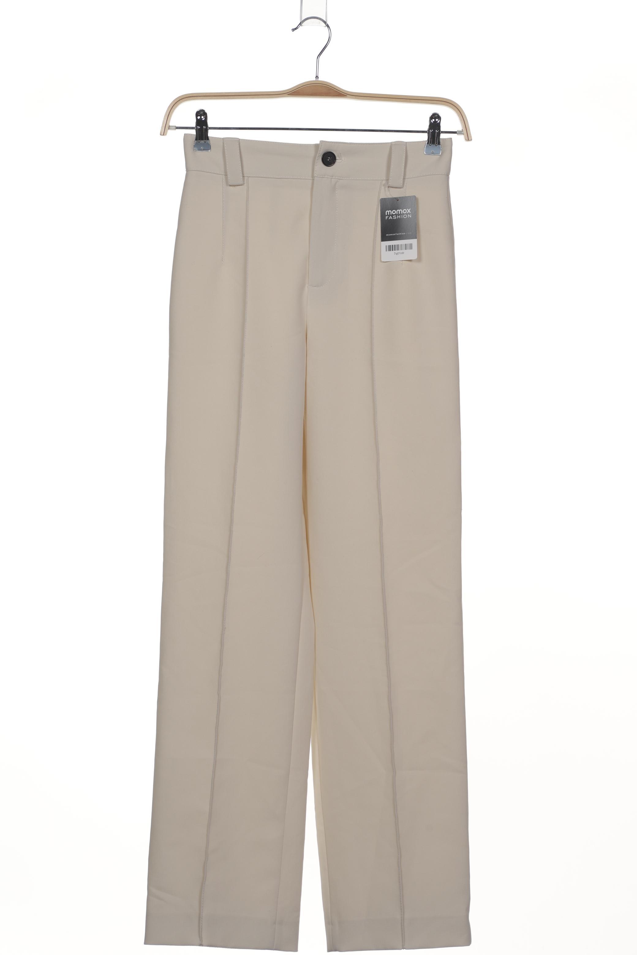 

Zara Damen Stoffhose, cremeweiß, Gr. 0
