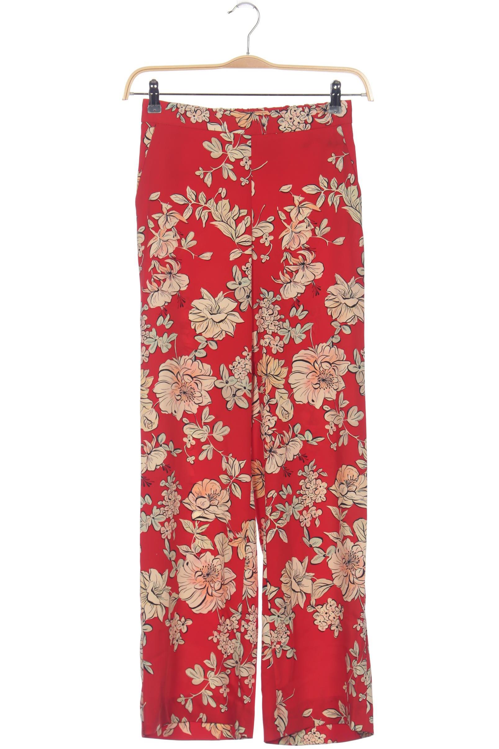 

Zara Damen Stoffhose, rot, Gr. 0